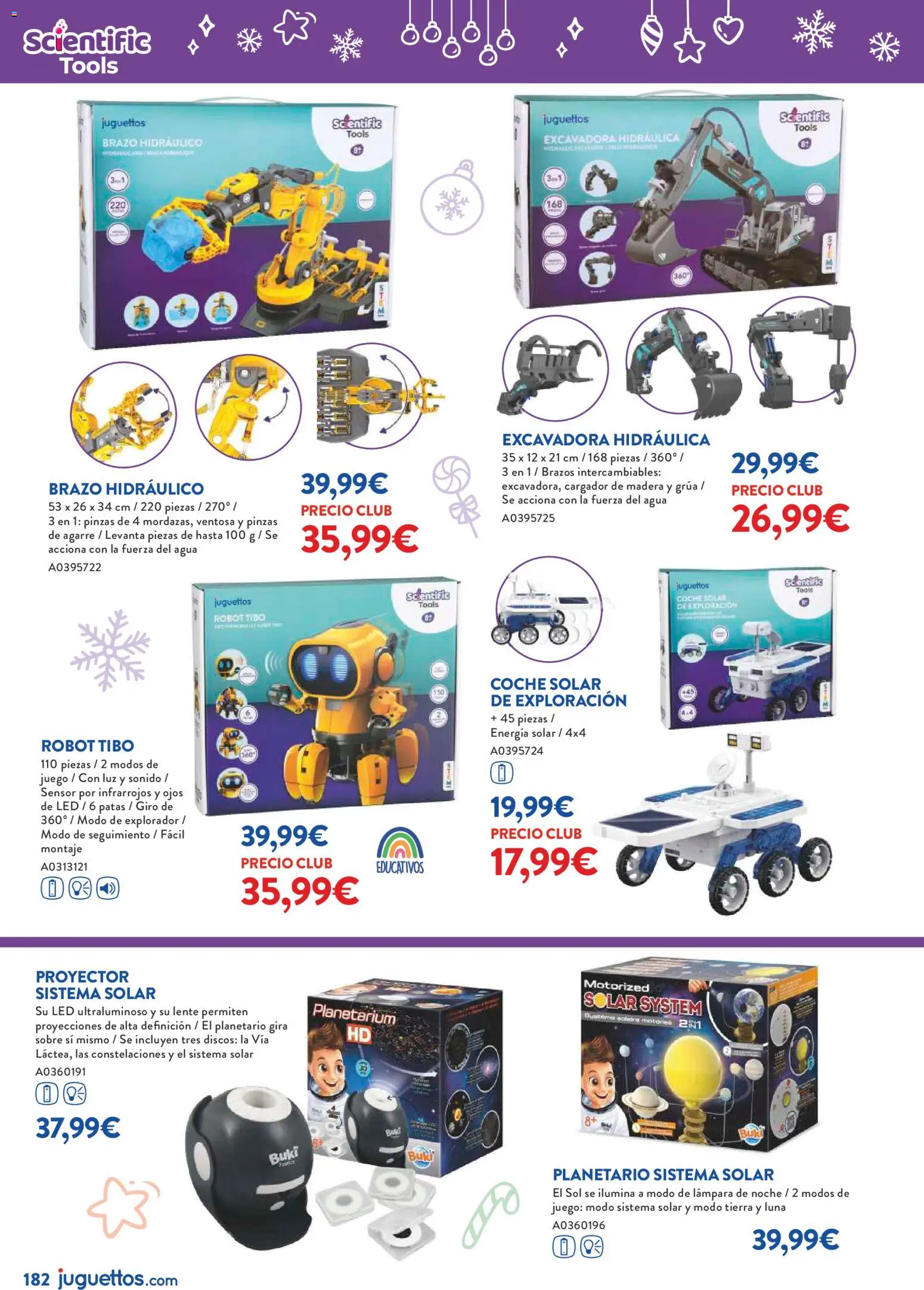 Juguettos catálogo Navidad │ válido desde el 27.10.2025 | Página: 182 | Productos: Robot, Lámpara