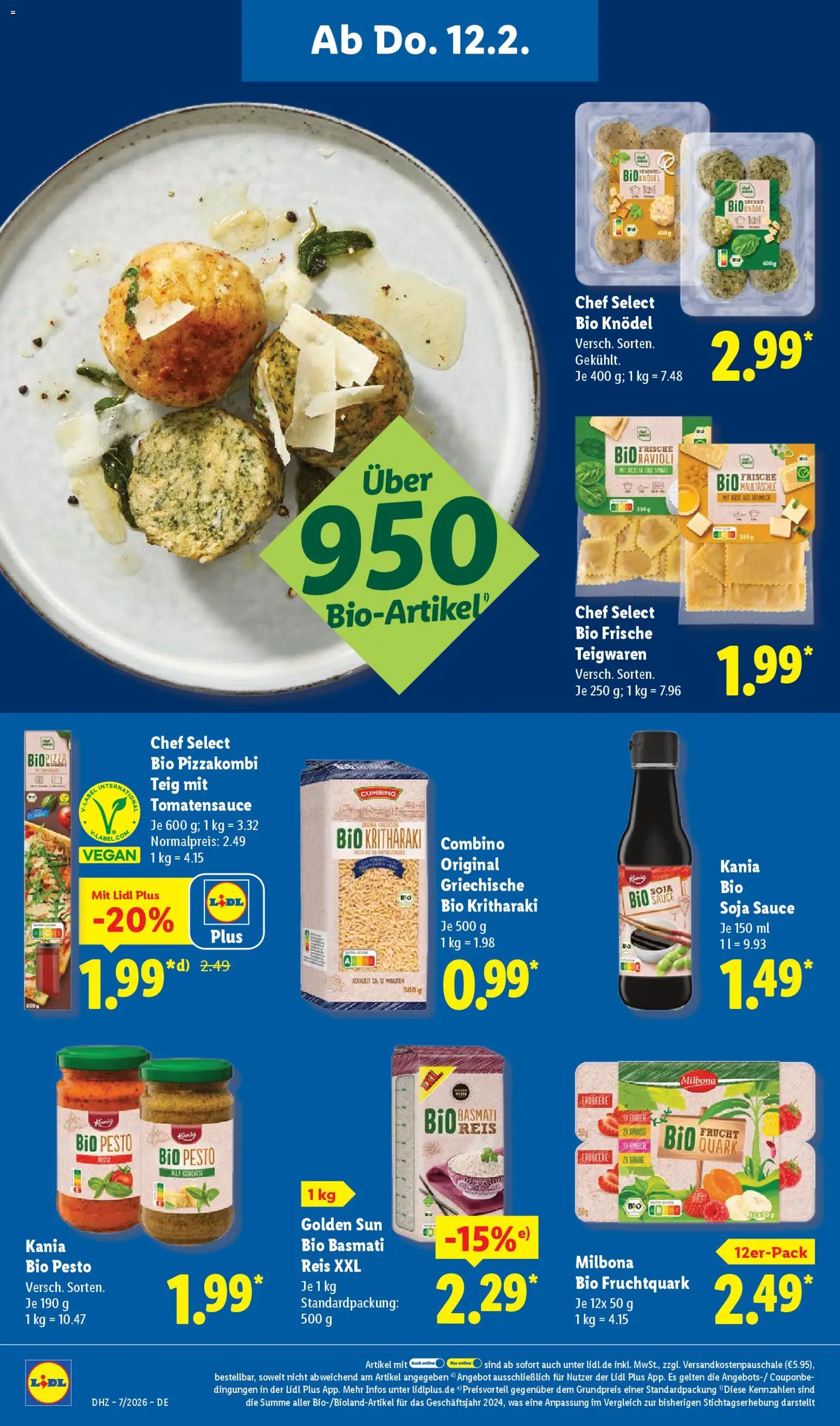 Lidl Prospekt Zossen – gültig ab 09.02.2026 | Seite: 60 | Produkte: Quark, Pizza, Reis
