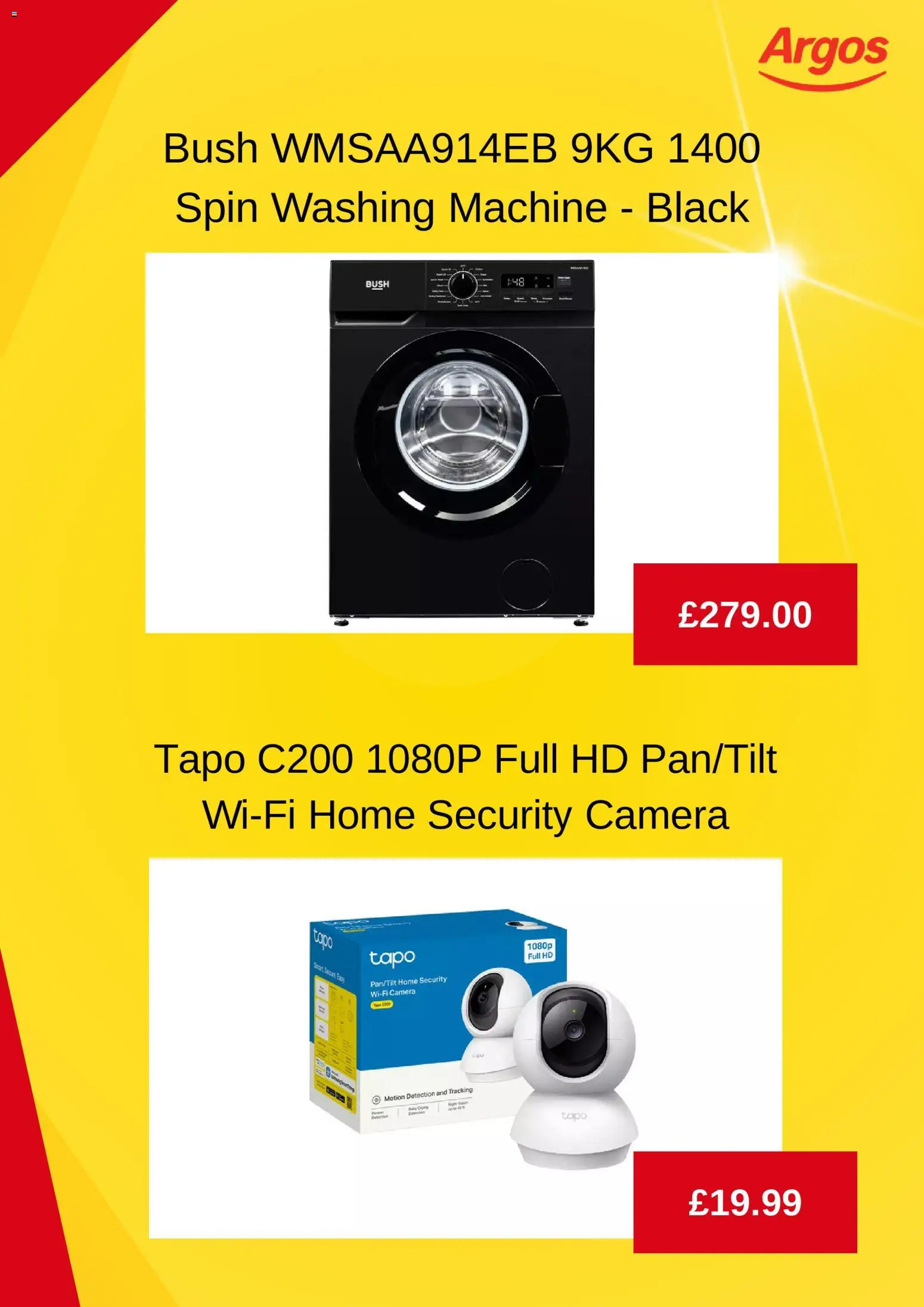 {H1} | Page: 6 | Products: Camera, Washing machine, Security camera