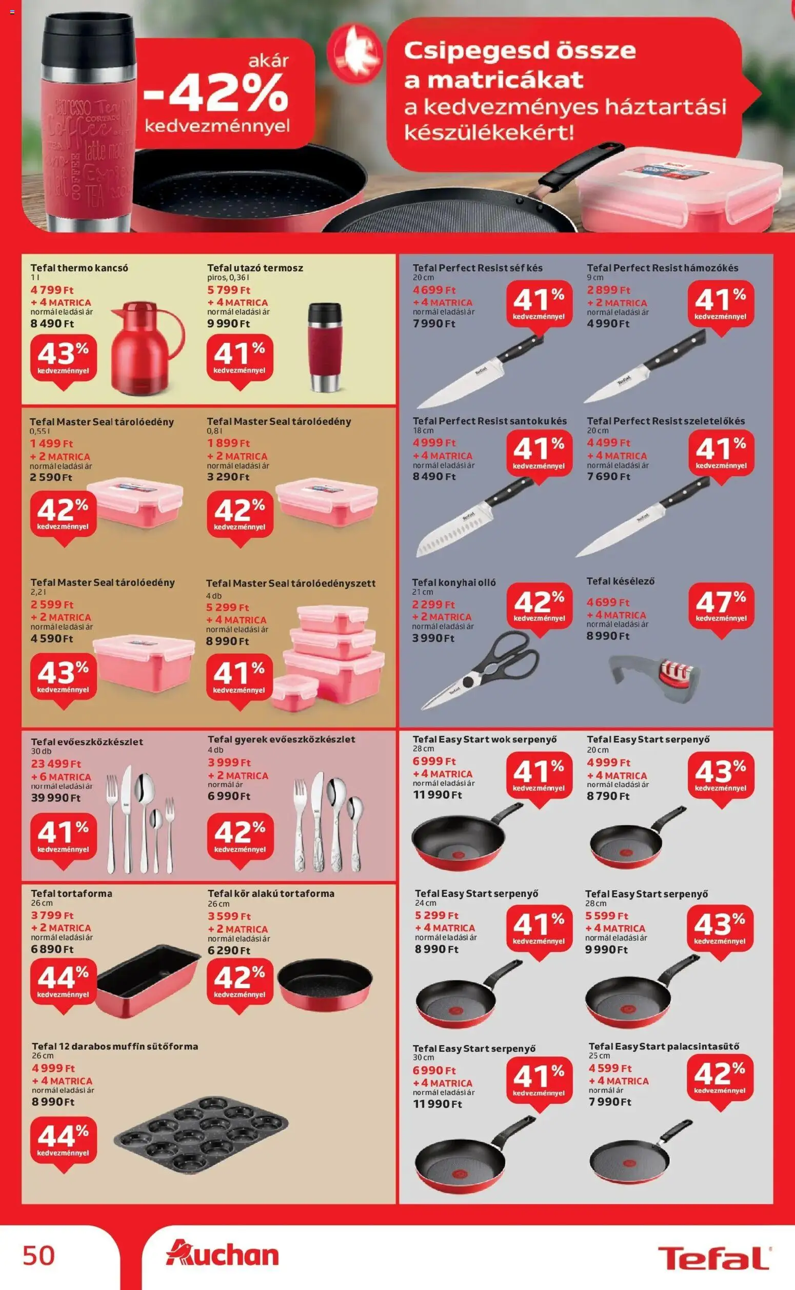 Auchan akciós ujság - amely érvényes a következő dátumtól: 18.12.2025 | Oldal: 50 | Termékek: Sütőforma, Kancsó, Tortaforma, Serpenyő