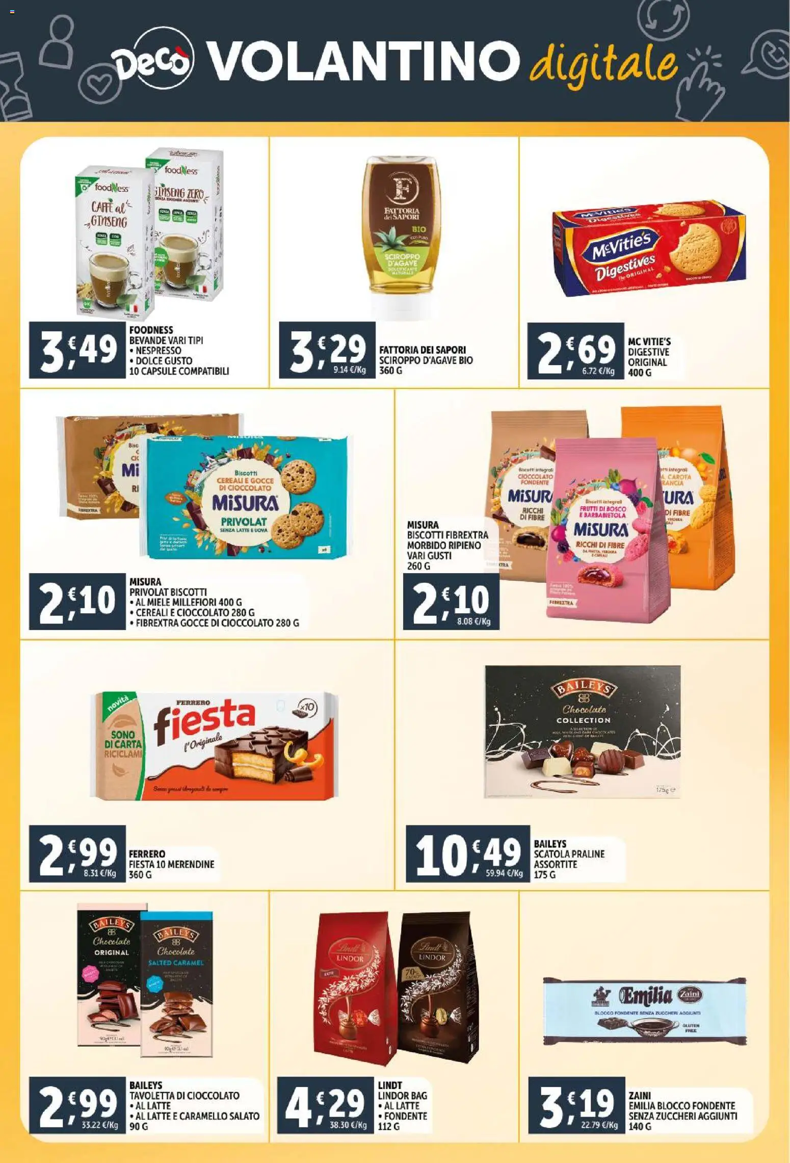 Volantino Decò del 20.01.2026 | Pagina: 25 | Prodotti: Cioccolato, Barbabietola, Miele, Merendine