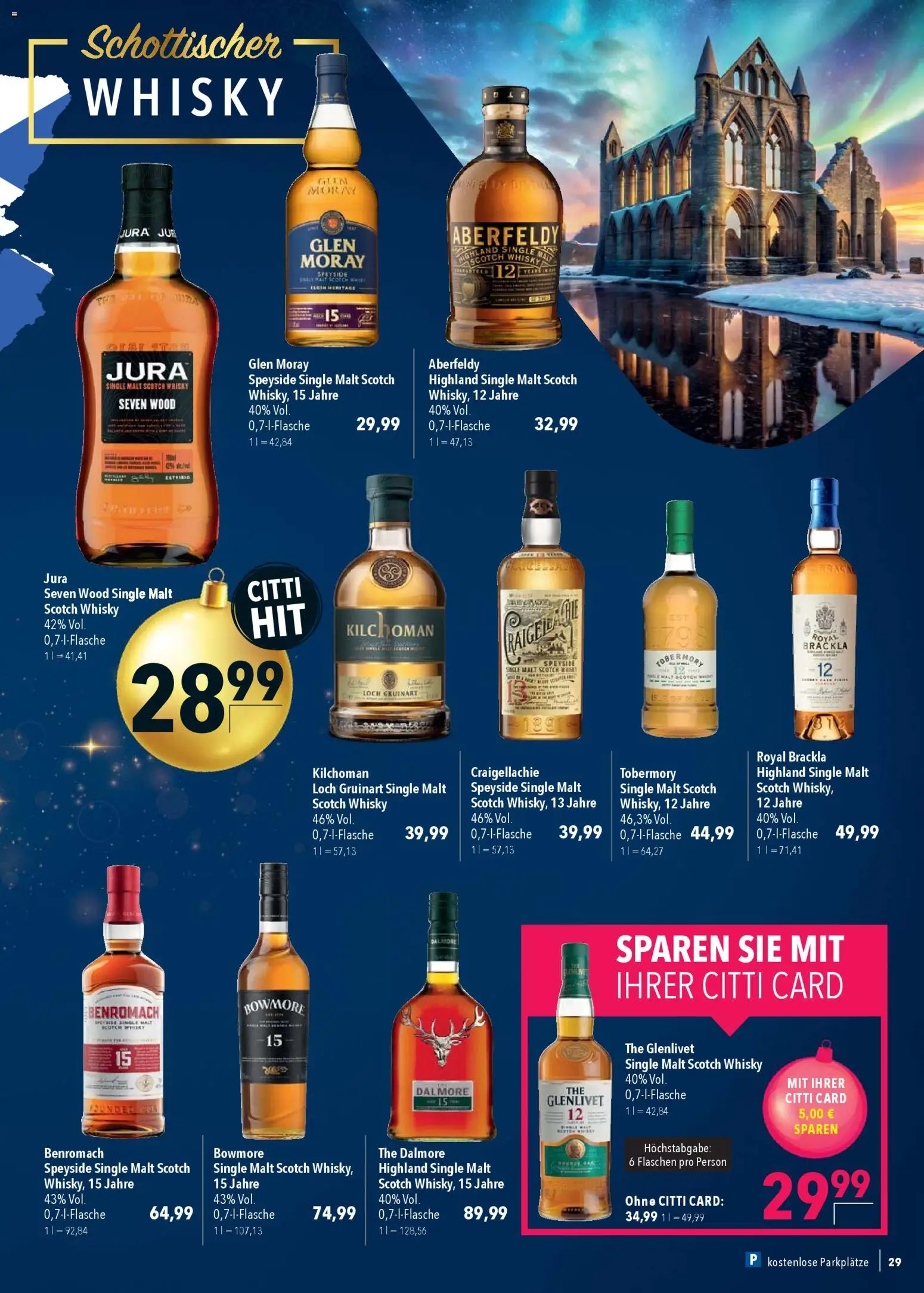 CITTI Markt Prospekt 	 – gültig ab 17.12.2025 | Seite: 31 | Produkte: Whisky, Jura