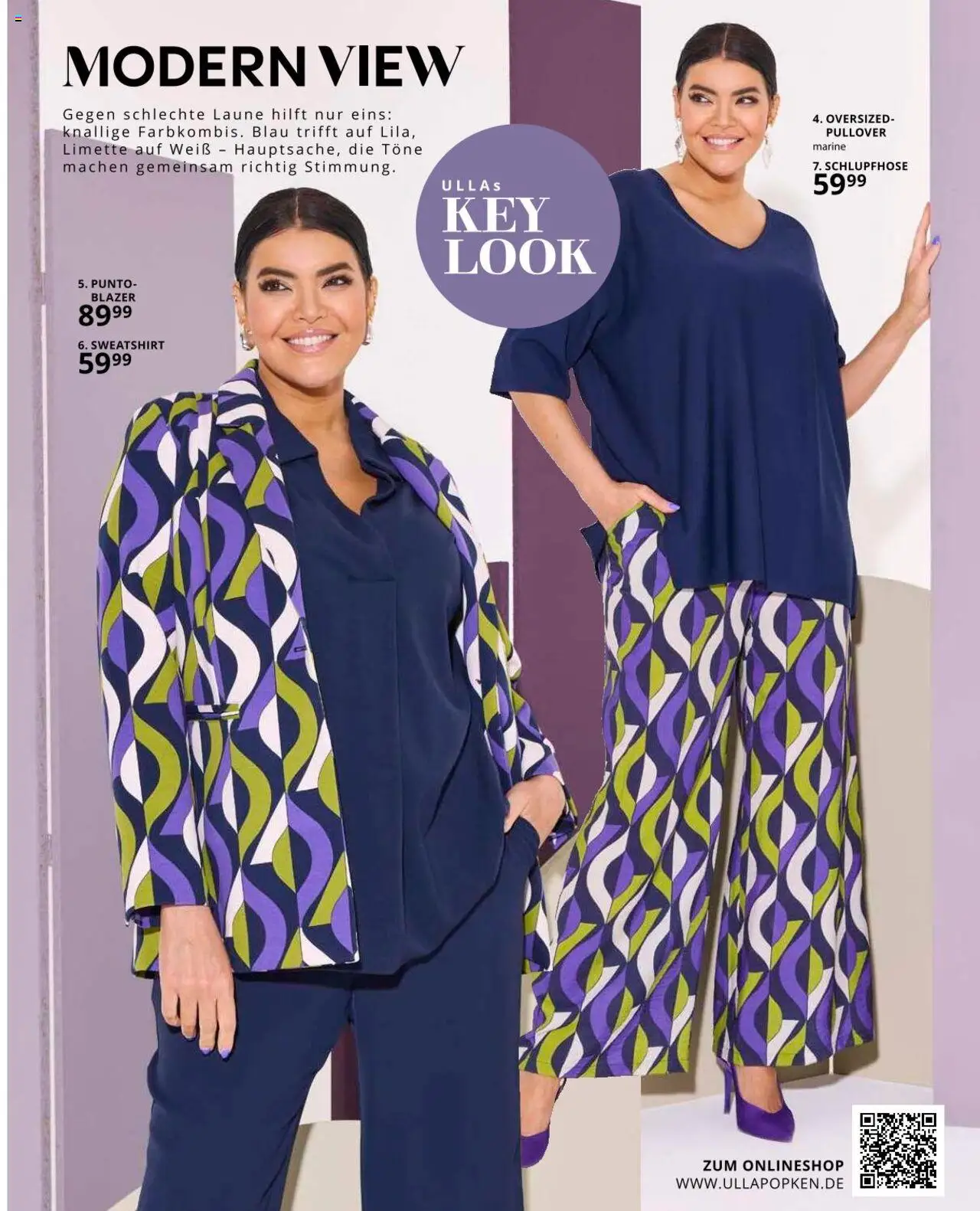 Ulla Popken Prospekt 	 - gültig ab dem 01.08.2025 | Seite: 43 | Produkte: Blazer, Sweatshirt, Pullover, Limette