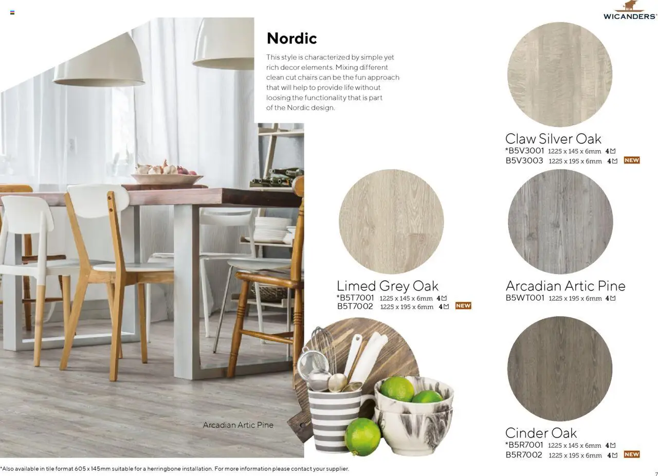 EKA Group Catalogue Wicanders από 07/01/2025 - τρέχουσες προσφορές - σε ισχύ από 07.01.2025 | Σελίδα: 7