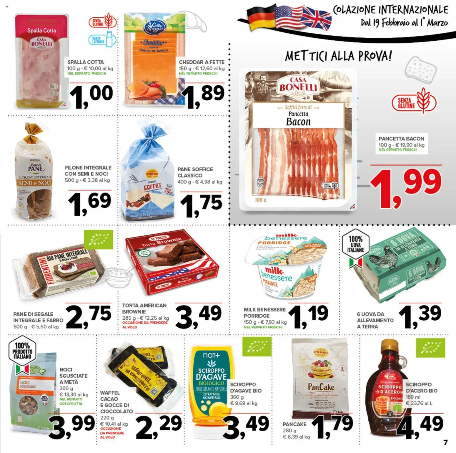 Volantino Todis del 19.02.2026 | Pagina: 7 | Prodotti: Uova, Cioccolato, Cacao, Terra