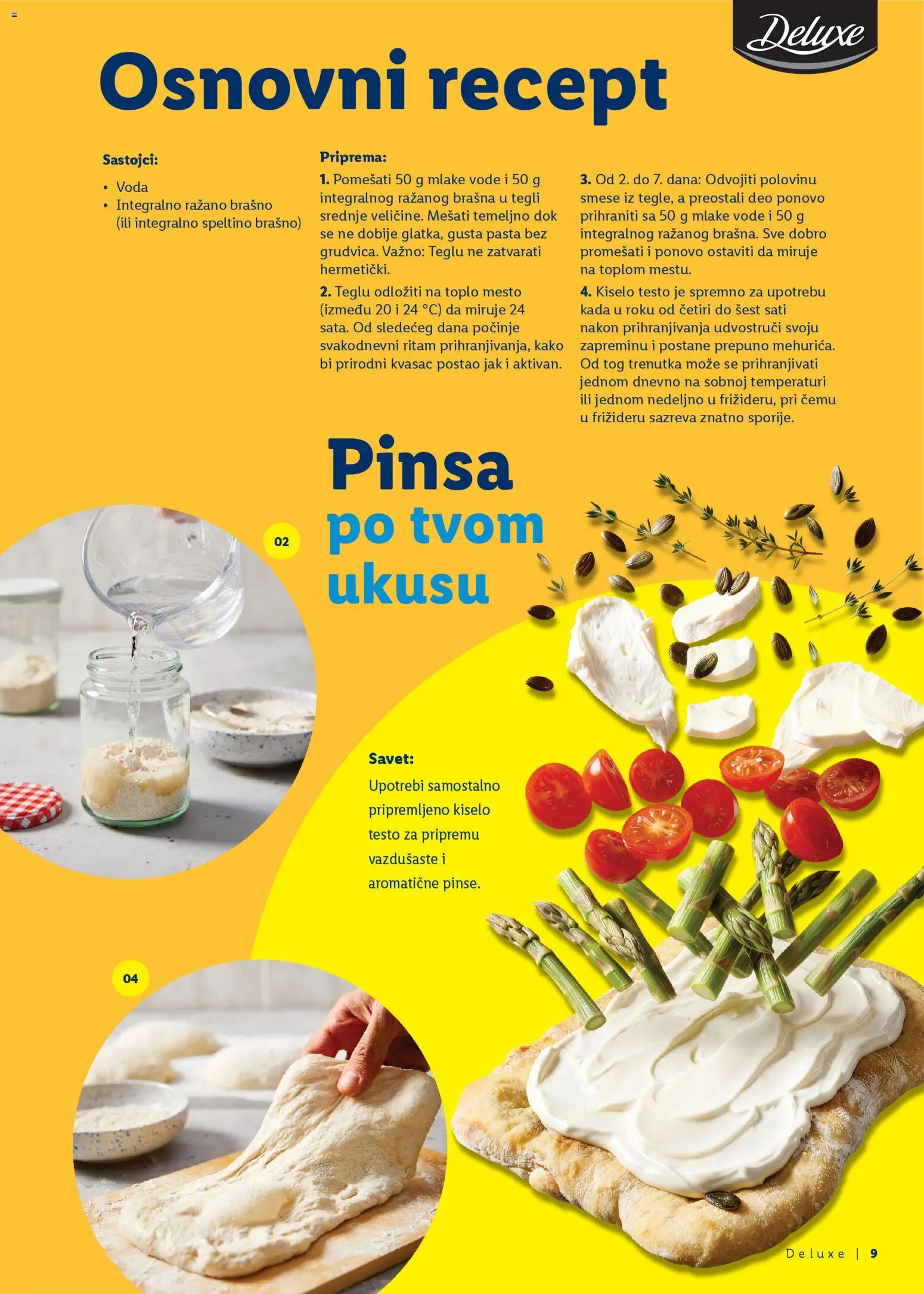 Lidl katalog - važi od 05.03.2026 | Strana: 9 | Proizvode: Kvasac, Brašno, Voda
