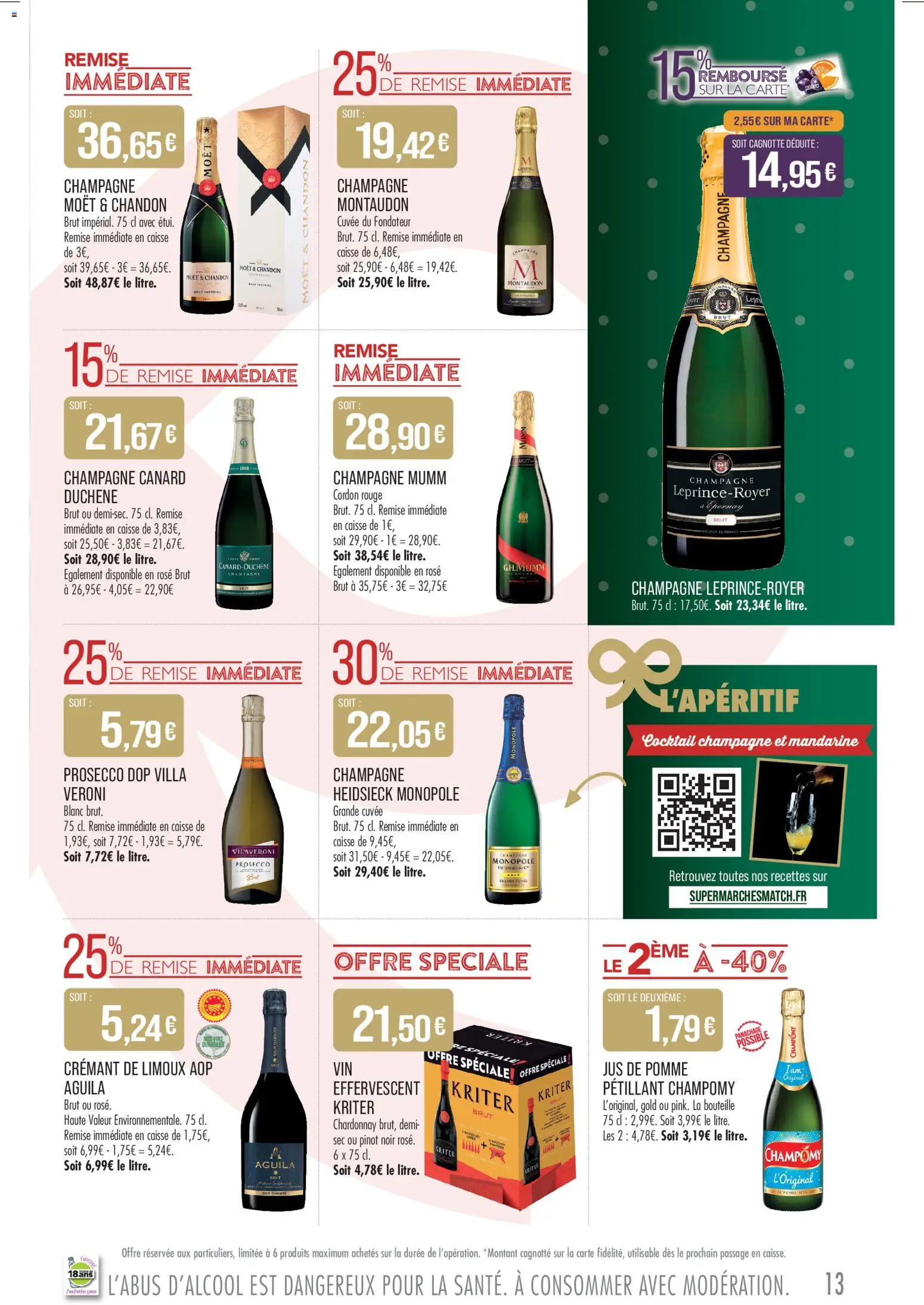 {H1} | Page: 13 | Produits: Pomme, Champomy, Crémant, Jus