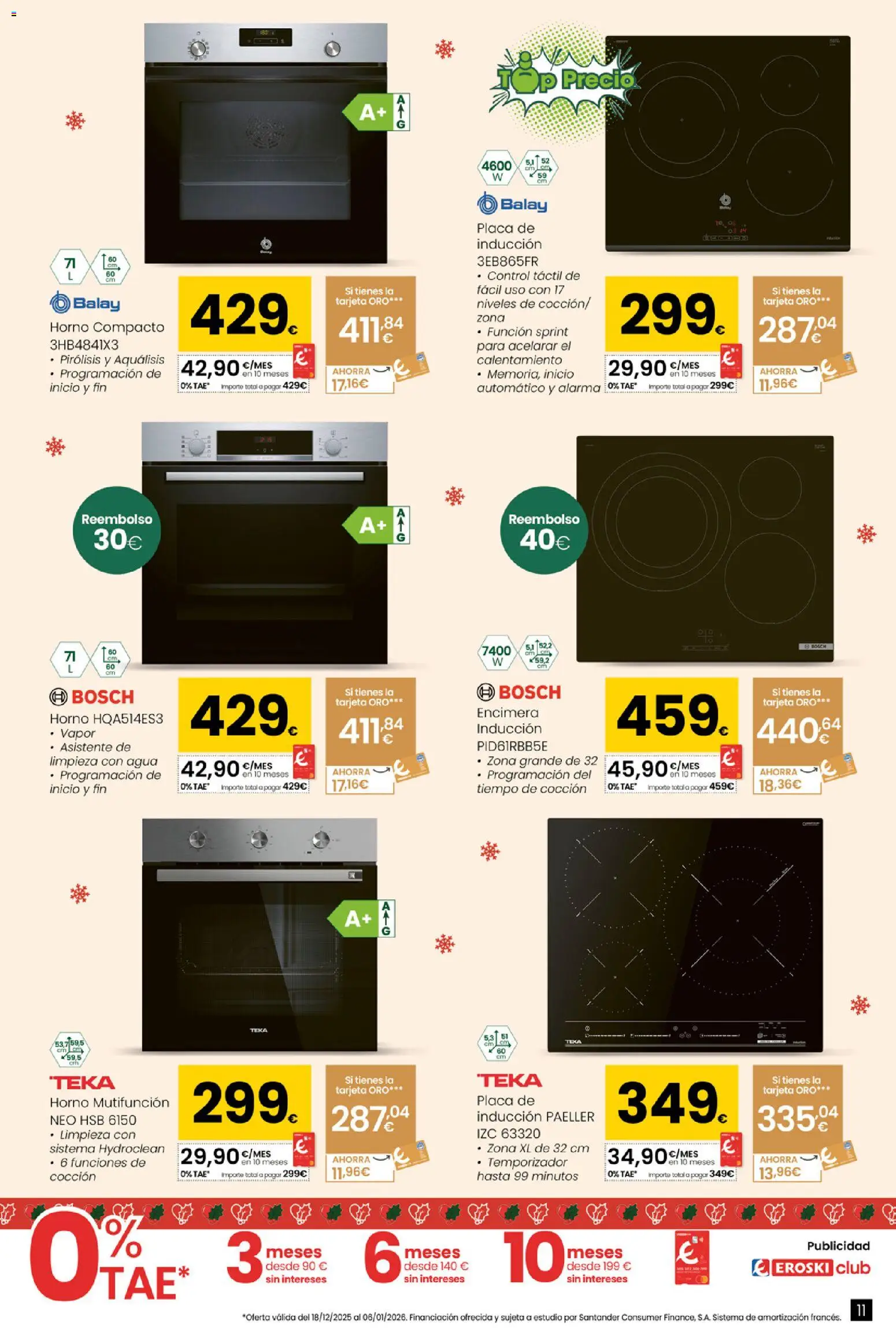 Eroski - Conekta │ válido desde el 18.12.2025 | Página: 11 | Productos: Horno