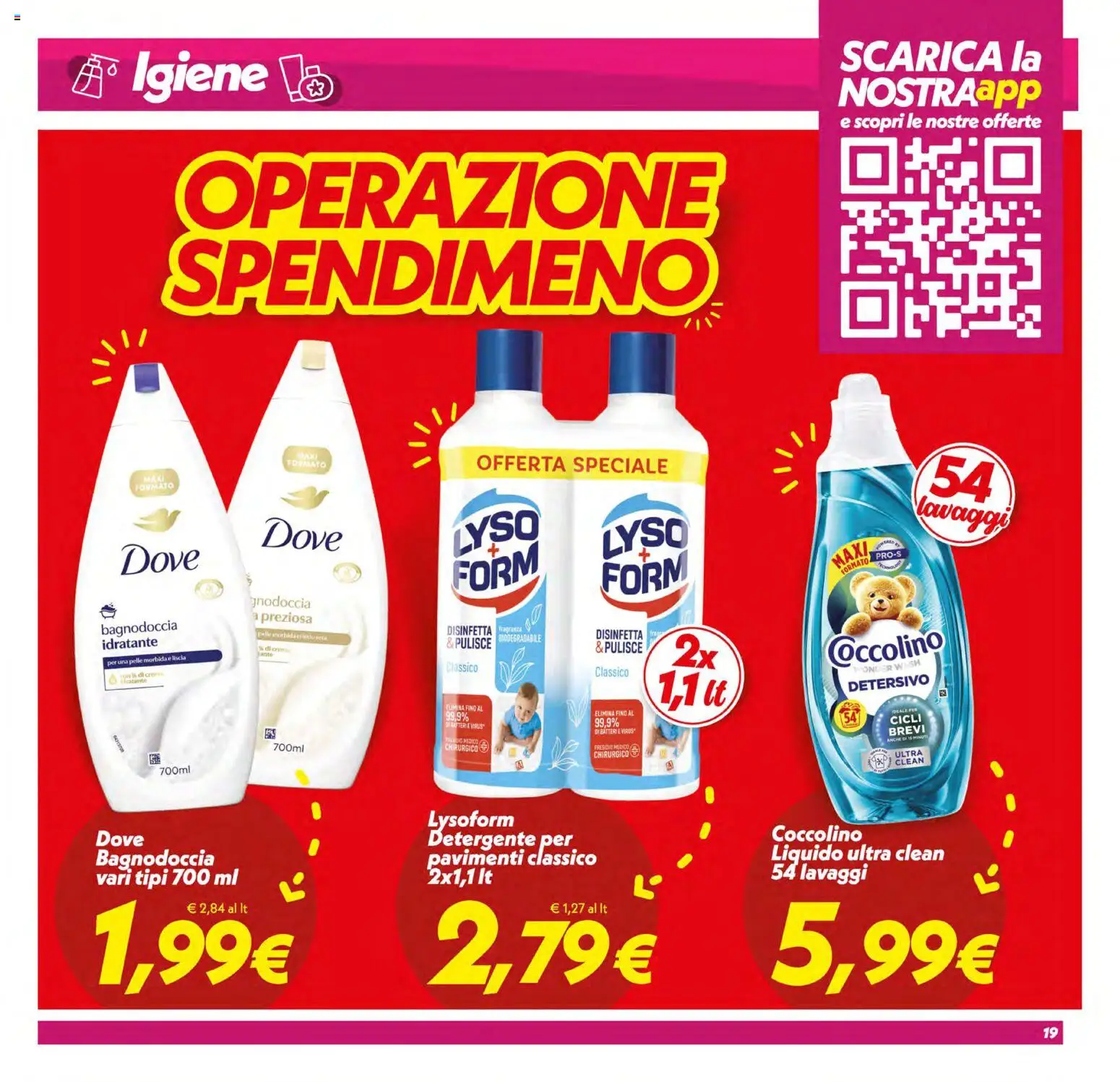 Volantino SuperConveniente del 05.01.2026 | Pagina: 19 | Prodotti: Crema, Detergente