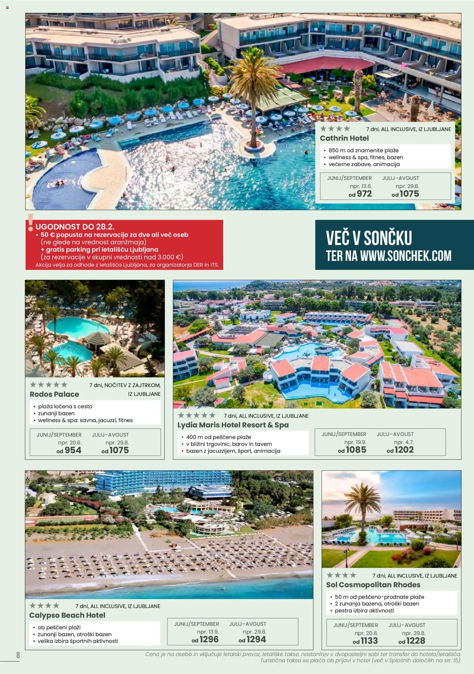 Novi Sonček katalog ponudbe – veljaven od 01.01.2026 | Stran: 8