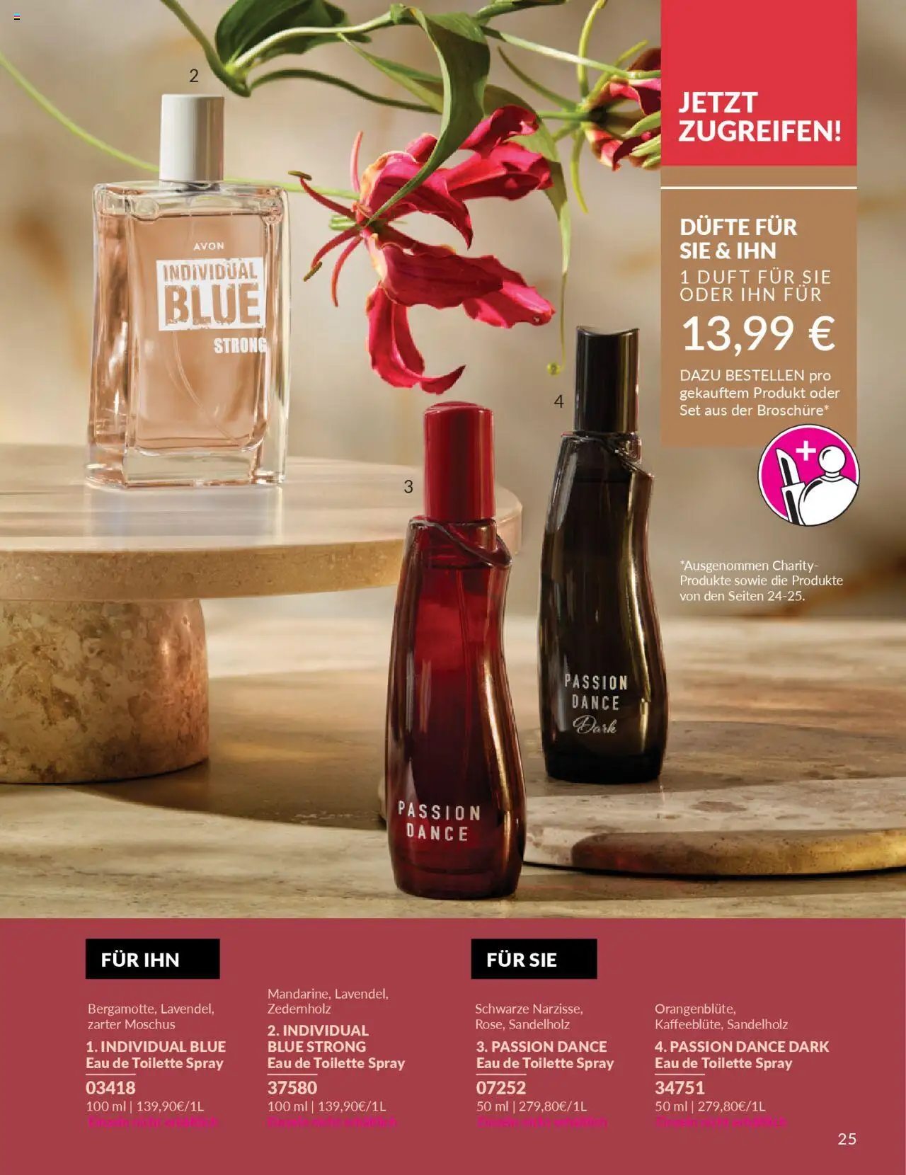 AVON Katalog Oktober 2025 – gültig ab 01.10.2025 | Seite: 27 | Produkte: Toilette, Duft, Eau de Toilette