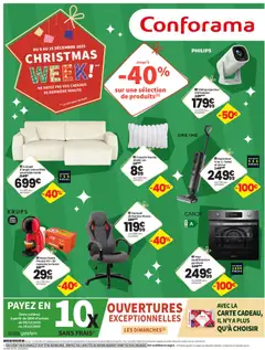 Conforama - Prévisualisation de Conforama Christmas week valide à partir de 09.12.2025