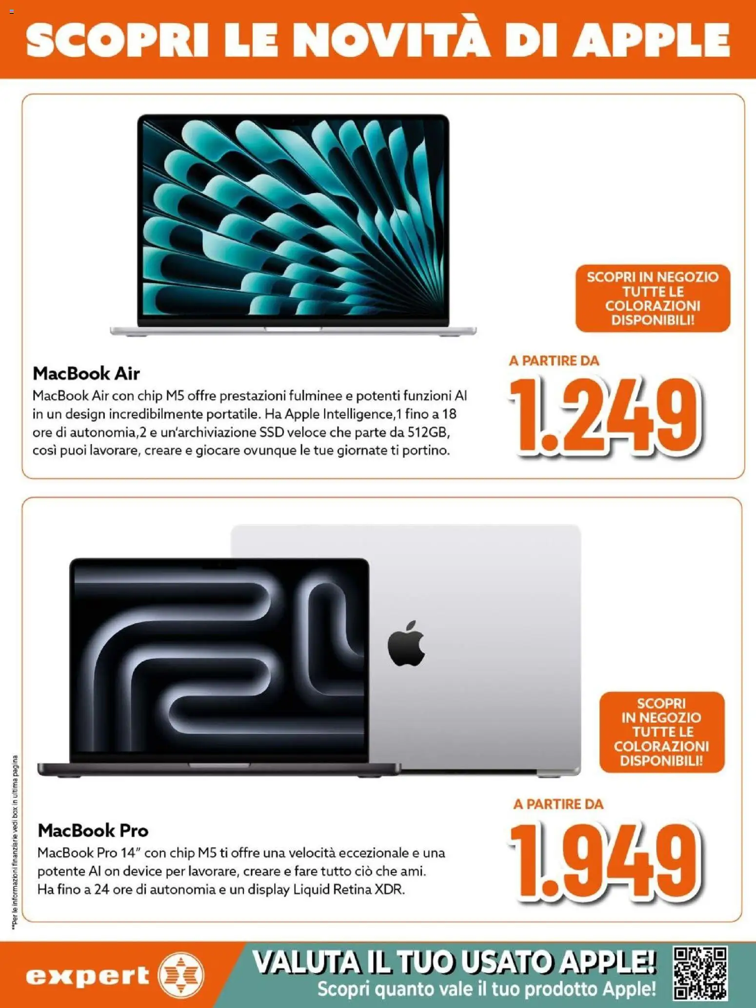 Volantino Expert del 12.03.2026 | Pagina: 36 | Prodotti: Macbook air, Macbook