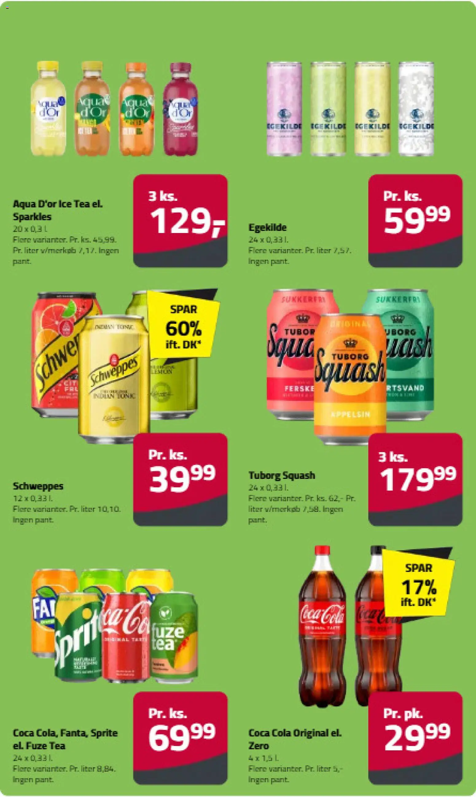 Fleggaard tilbudsavis – gyldig fra 08.04.2026 | Side: 7 | Produkter: Coca Cola, Squash, Cola, Tuborg Squash