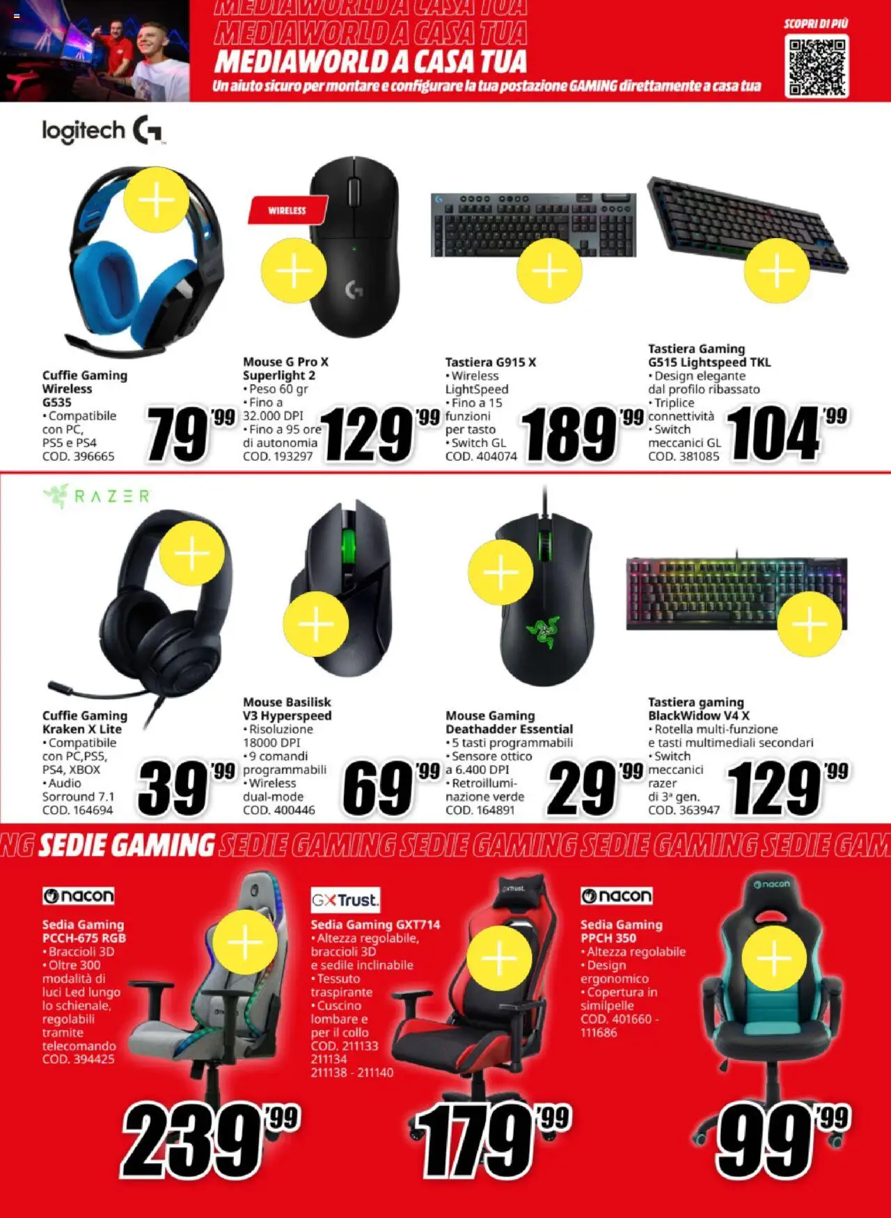 Volantino Media World del 03.10.2025 | Pagina: 11 | Prodotti: Telecomando, Xbox, Cuscino, Sedia