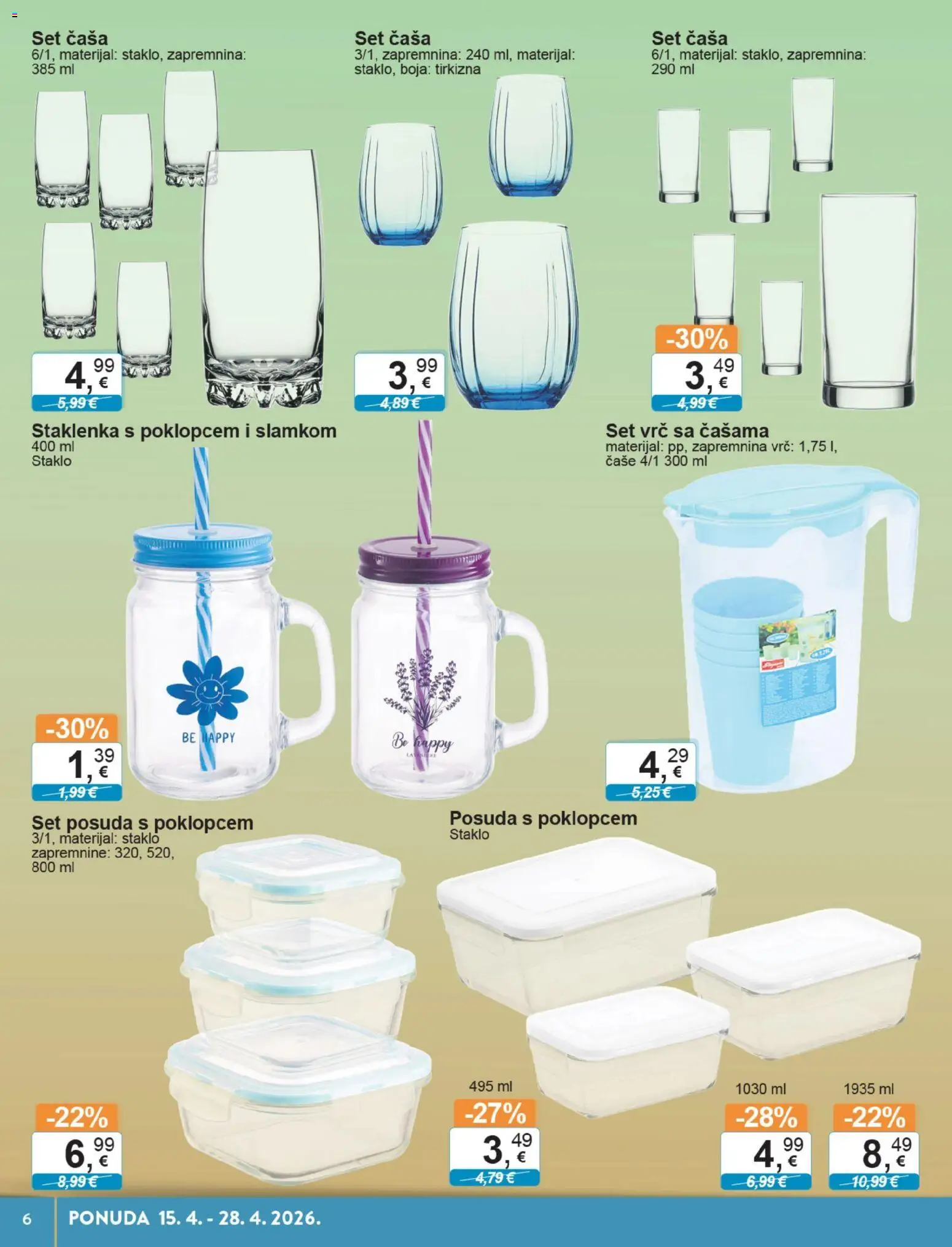 KTC katalog | vrijedi od 15.04.2026 | Stranica: 6 | Proizvodi: Čaše