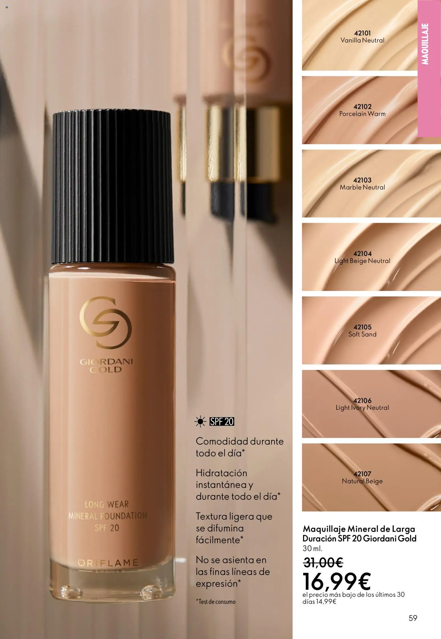 Oriflame - Catálogo Campaña 17 │ válido desde el 10.12.2025 | Página: 59 | Productos: Maquillaje