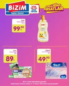 Bizim Toptan Görülmemiş Fırsatlar - 16.07.2025 tarihinden itibaren geçerlidir | Sayfa: 2