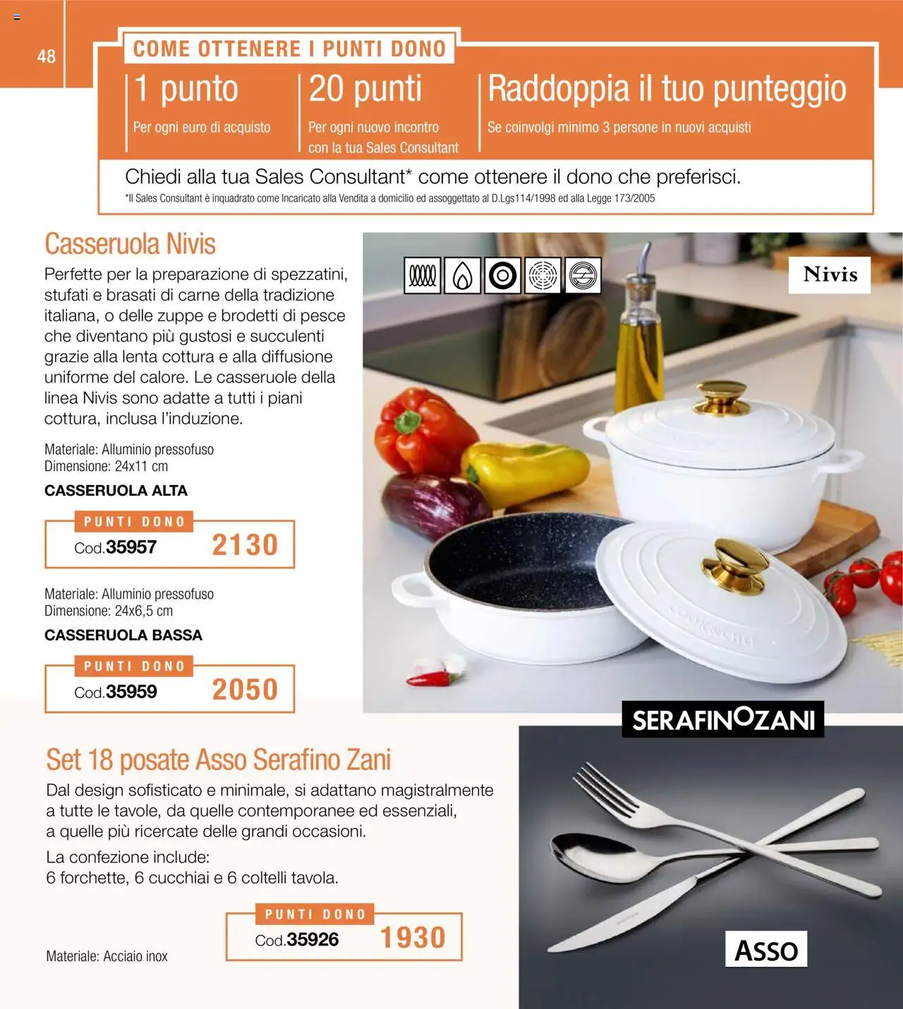Volantino Stanhome del 05.08.2025 | Pagina: 48 | Prodotti: Posate, Pesce, Casseruola, Alluminio