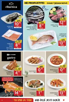Konzum katalog | vrijedi od 25.06.2025 | Stranica: 8 | Proizvodi: Odojak, Sipa, Ćevapčići, Pečeno pile
