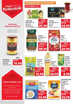 Náhled letáku HORAŽĎOVICKÉ Bramborové knedlíky/ Bramborové těsto, instantní 400 g od 28.01.2026 | Strana: 42