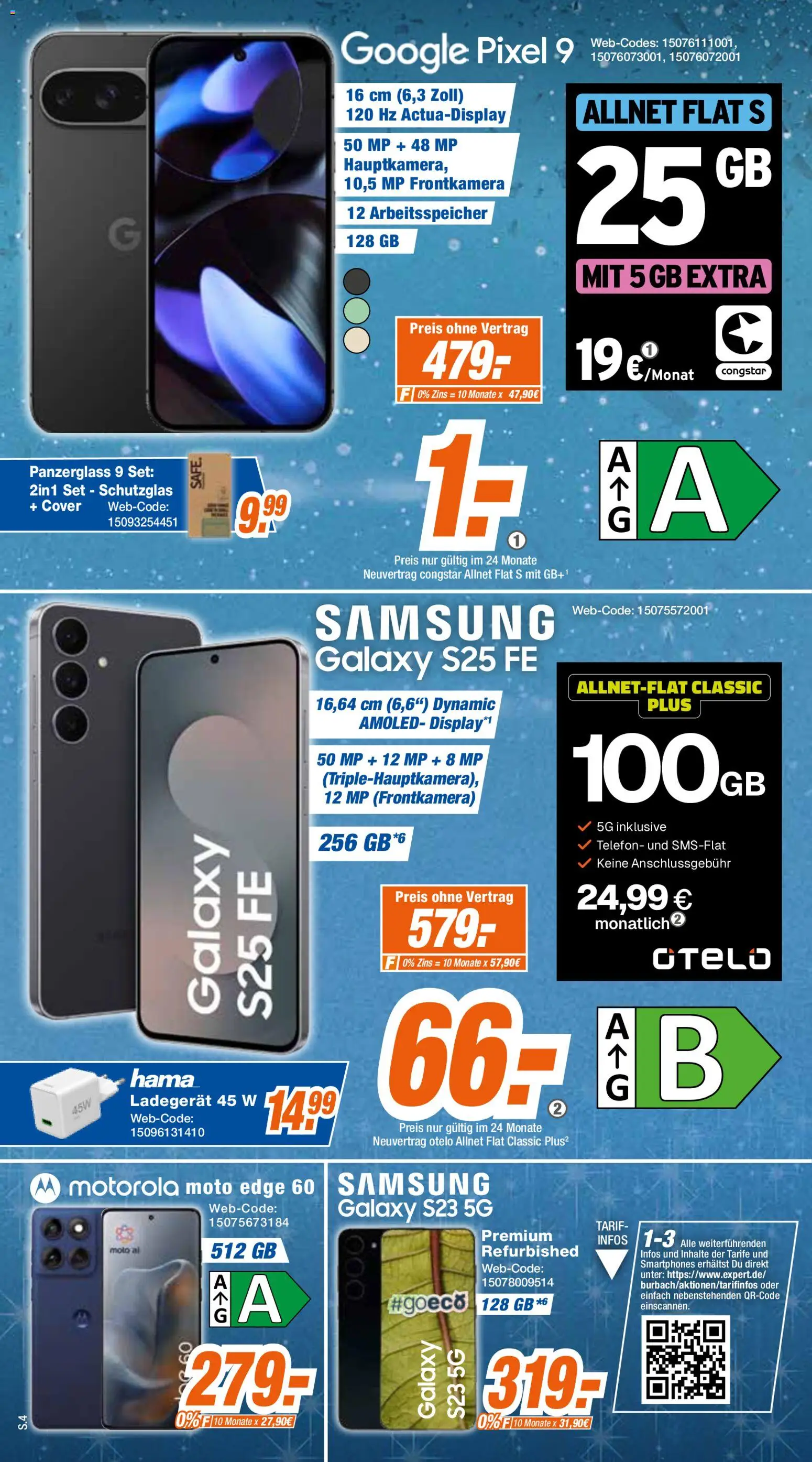 Expert Prospekt 	 – gültig ab 13.04.2026 | Seite: 4 | Produkte: Samsung, Smartphones, Ladegerät, Telefon
