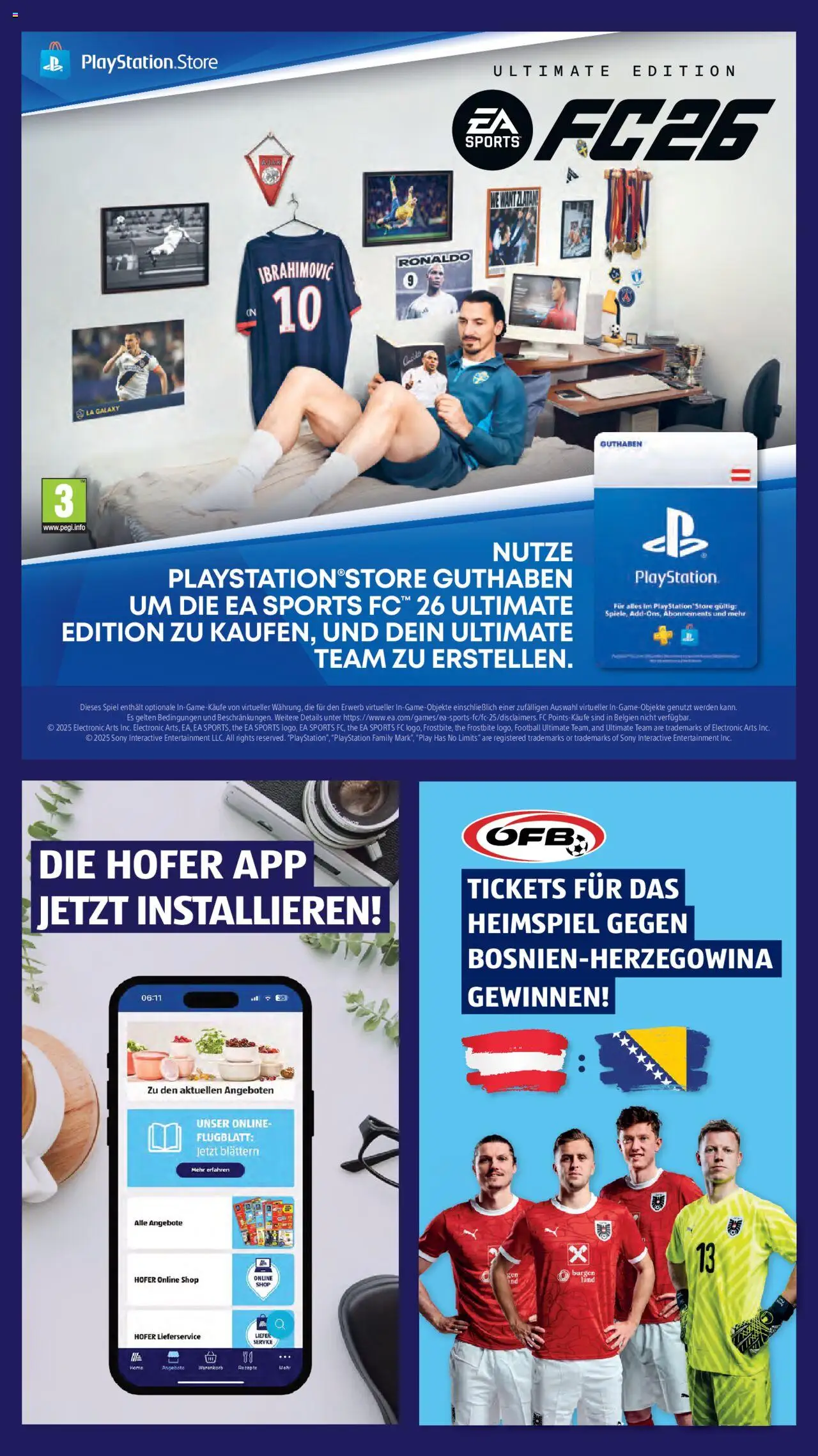 Hofer Flugblatt gültig ab 10.10.2025 | Seite: 3 | Produkte: Playstation, Spiel
