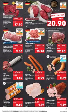 Kaufland DE - DE Folder Hannover - Voorbeeld van een folder van Kaufland DE, geldig van 16.10.2025 | Pagina: 31 | Producten: Salami, Kész piskótalap