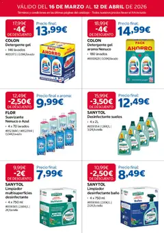 Vista previa Costco folleto válido desde el 16.03.2026 | Página: 14 | Productos: Detergente, Suavizante, Baño