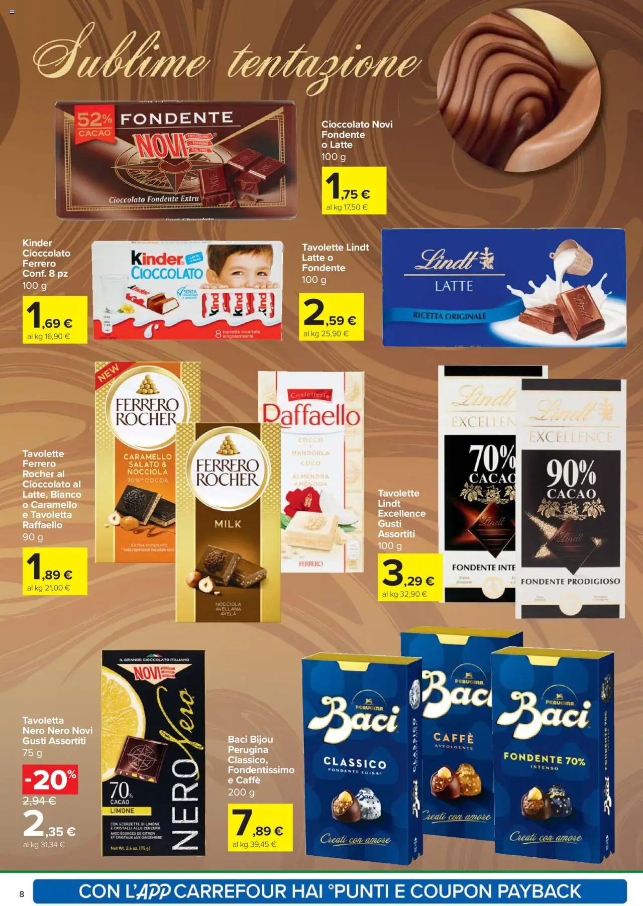 Volantino Carrefour del 14.10.2025 | Pagina: 8 | Prodotti: Caffè, Latte, Limone, Cacao