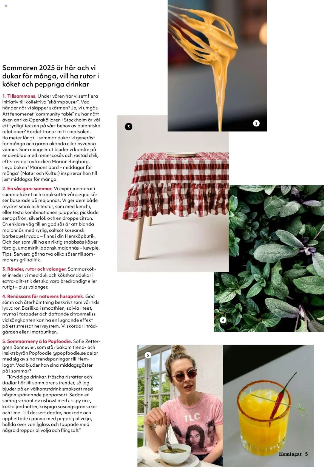 Hemköp reklamblad aktuell från 01.09.2025 | Sida: 5 | Produkter: Olivolja, Chili, Basilika, Duk