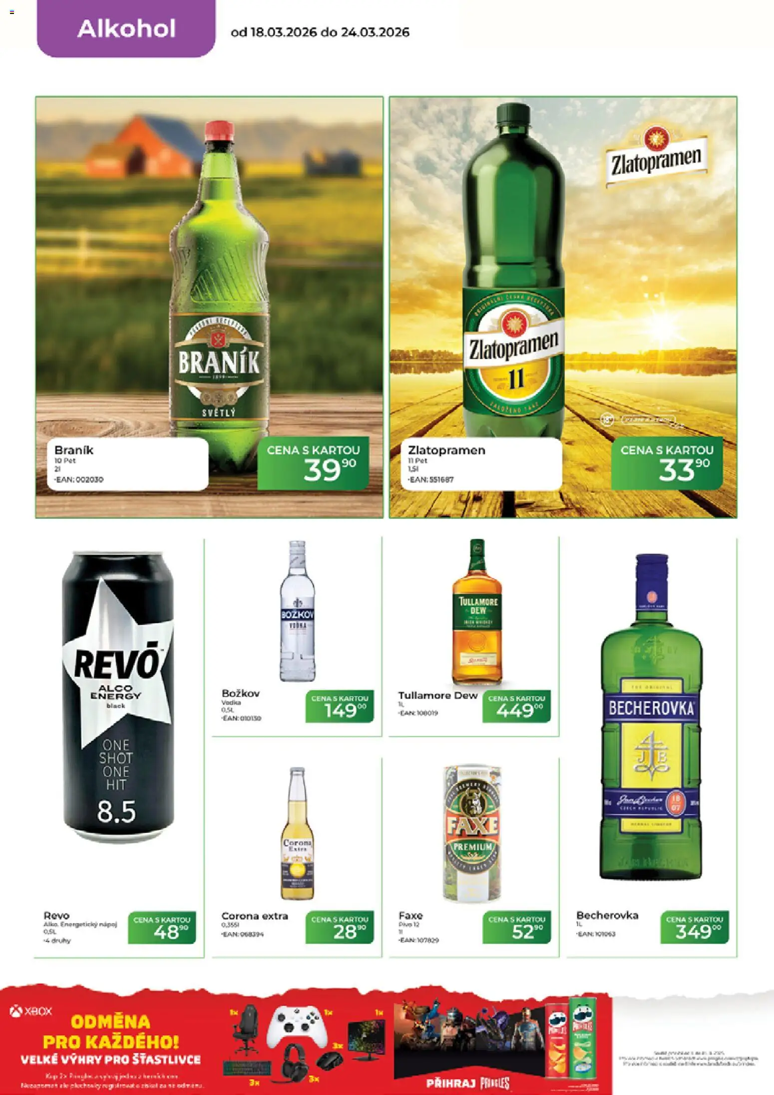 Tamda Foods leták od 18.03.2026 | Strana: 16 | Produkty: Zlatopramen, Vodka, Xbox, Becherovka