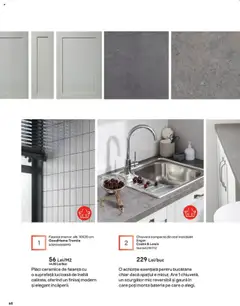 Brico Depot catalog - Bucătării Modulare – valabil de la 15.08.2024 | Pagină: 68 | Produse: Faianță, Bucătărie, Chiuvetă