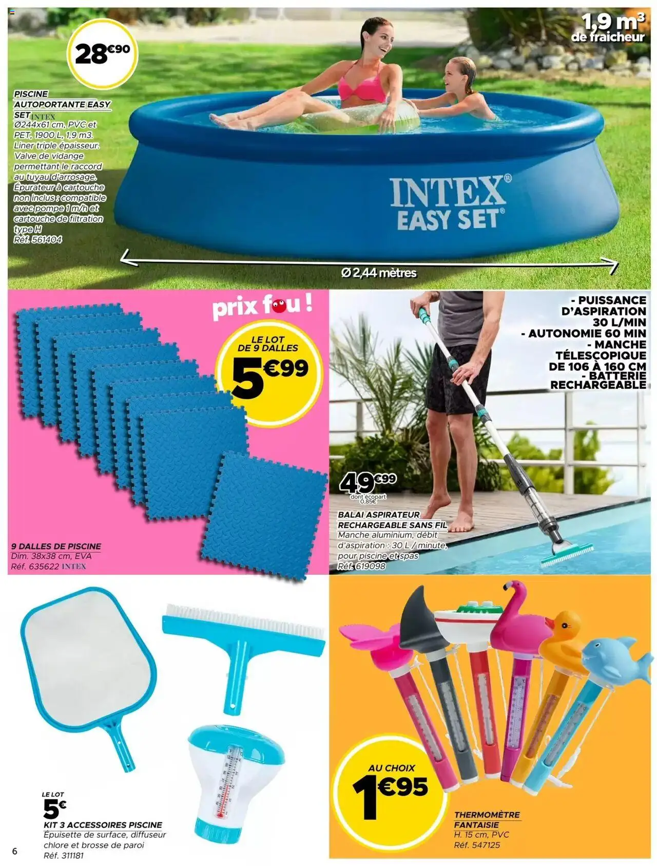  | Page: 6 | Produits: Aspirateur, Brosse, Tuyau, Tuyau d’arrosage