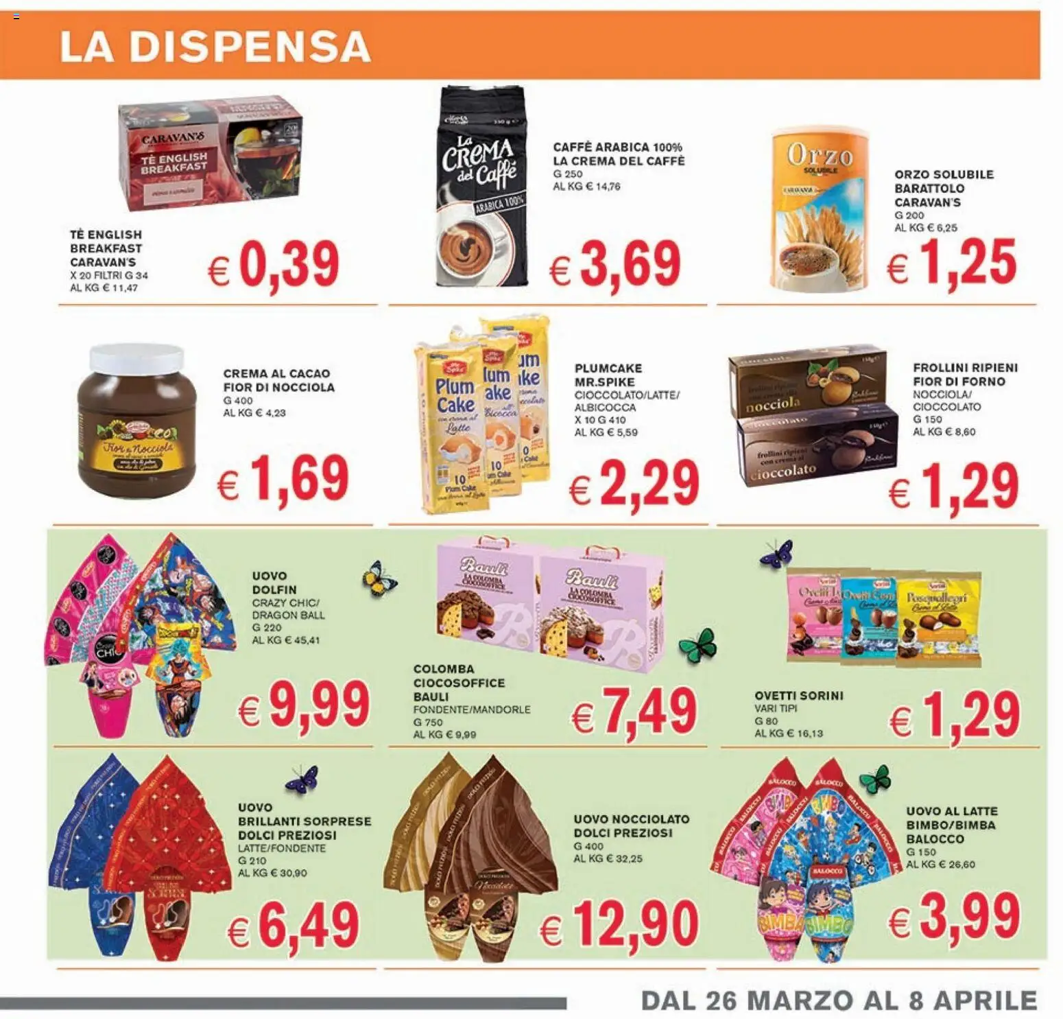 Volantino Coal del 26.03.2026 | Pagina: 9 | Prodotti: Crema, Caffè, Cioccolato, Latte