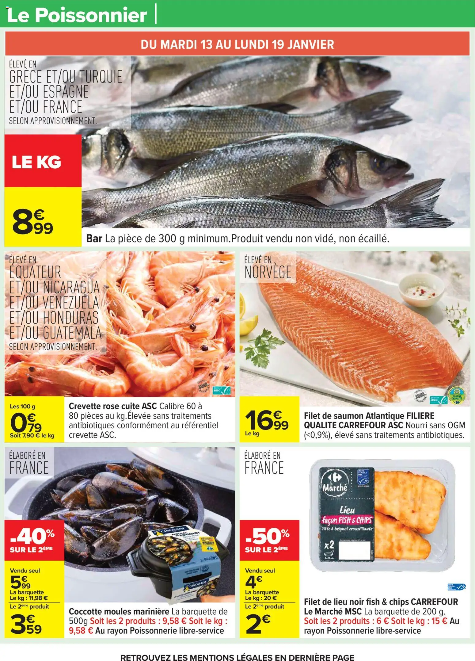 {H1} | Page: 25 | Produits: Crevette, Poissonnerie, Chips, Saumon