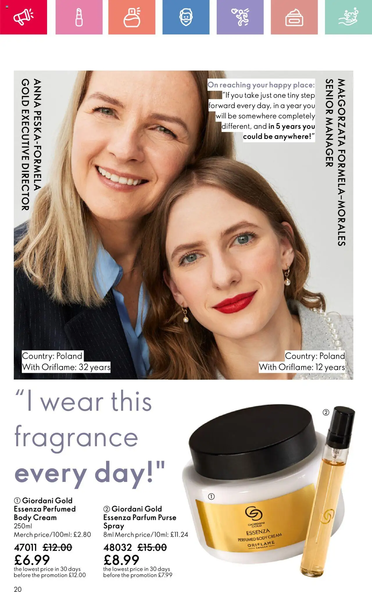  | Page: 20 | Products: Fragrance, Body cream, Cream