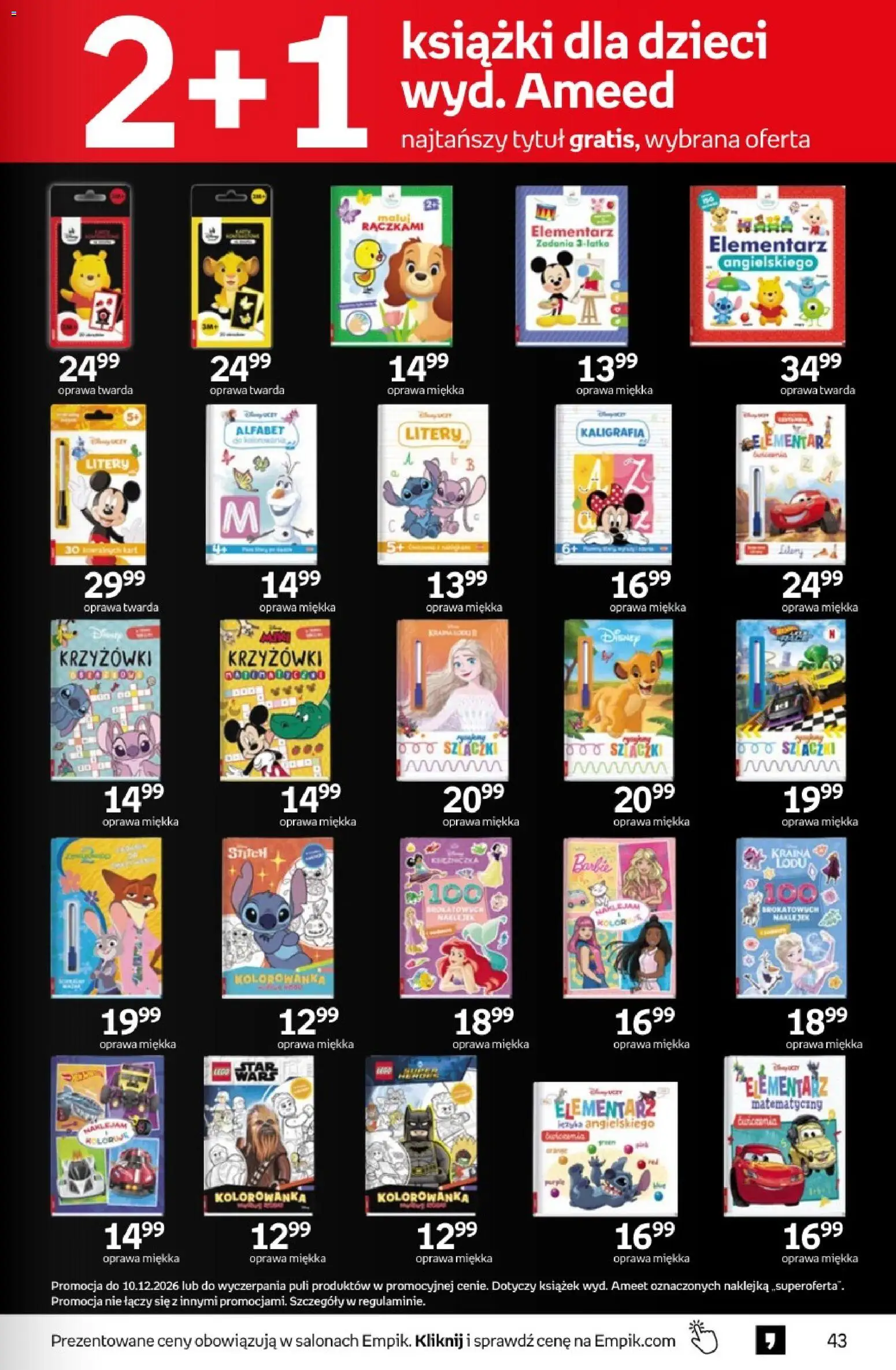 Empik promocje - Tom kultury Książki od 28.01.2026 | Strona: 43