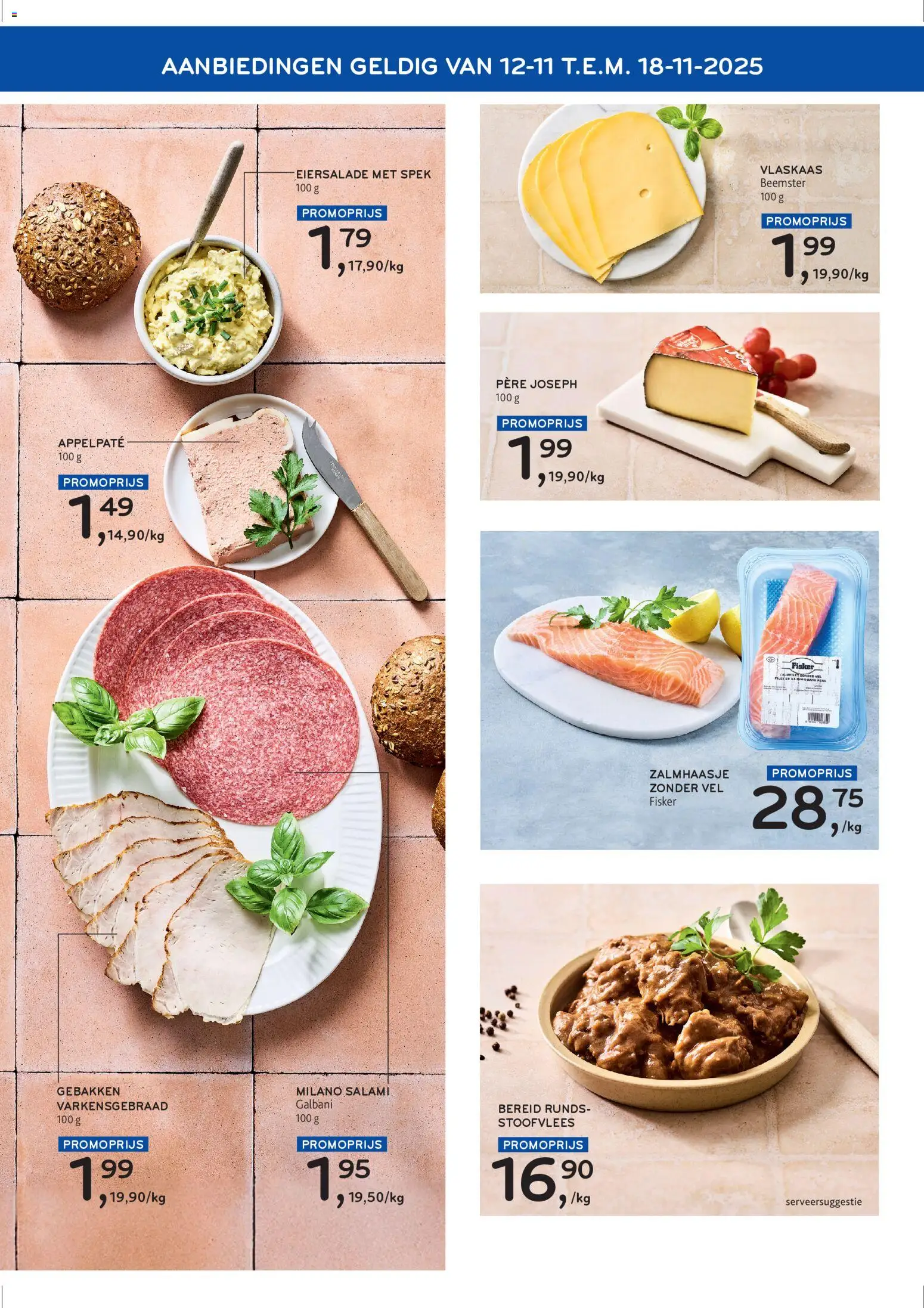 {H1} | Pagina: 4 | Producten: Stoofvlees, Salami