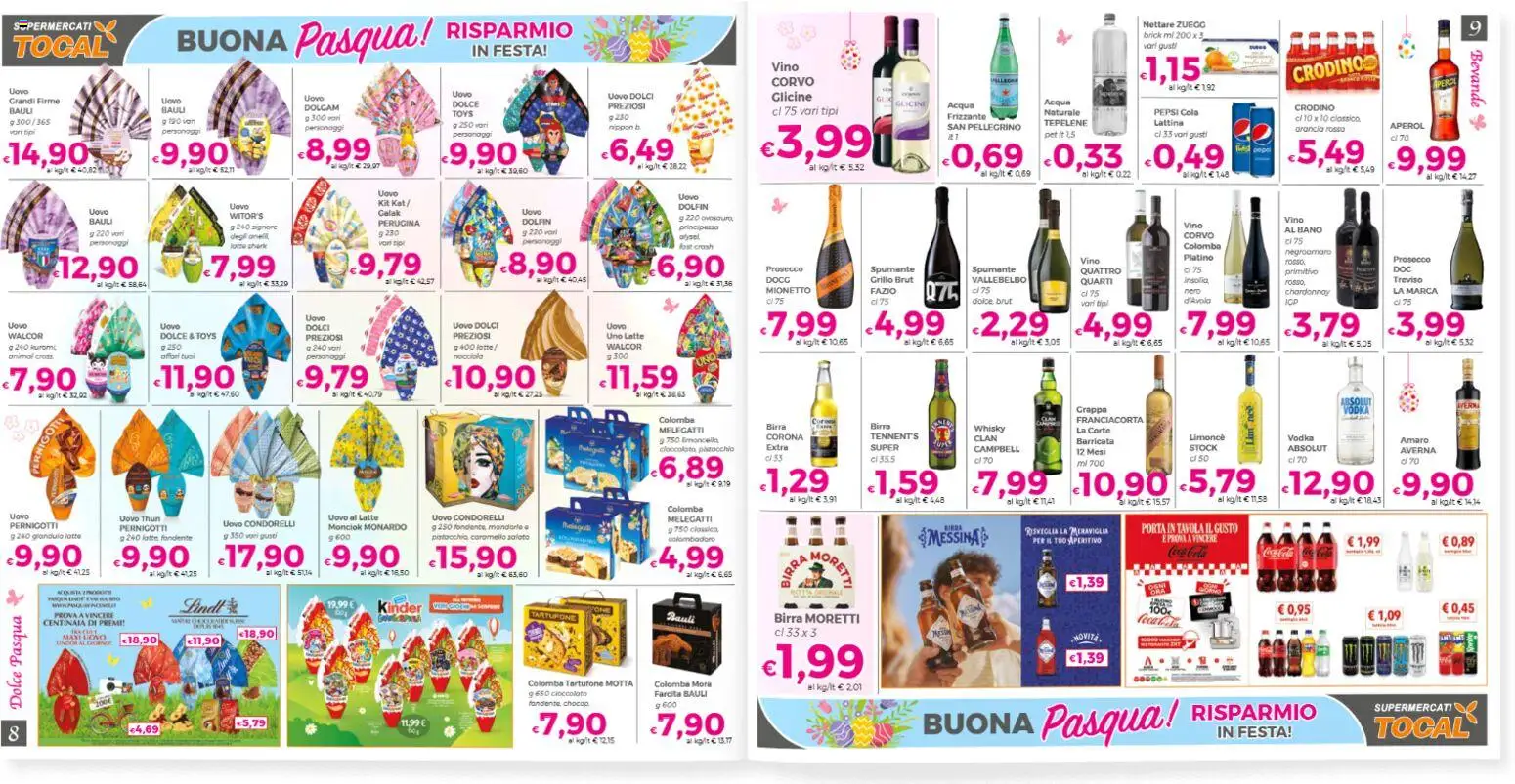 Volantino Tocal del 27.03.2026 | Pagina: 5 | Prodotti: Cioccolato, Birra, Arancia, Aperitivo