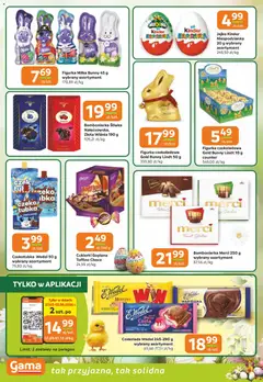 Pogląd oferty "Gama gazetka" - ważna od 26.03.2026 | Strona: 4 | Produkty: Czekoladowa, Merci, Milka, Czekolada