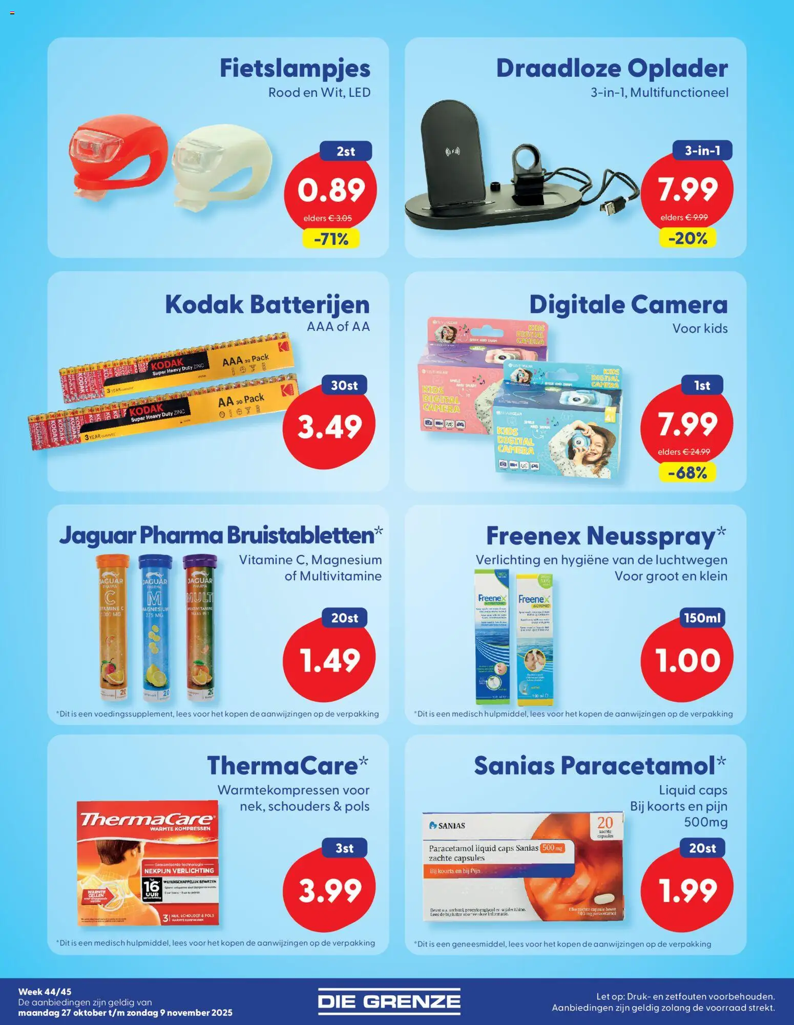 {H1} | Pagina: 7 | Producten: Oplader, Kompressen, Verlichting, Batterijen