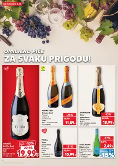 VOSCARINI Bijelo vino, Frizzante Secco ili Frizzante Garda - Pregled kataloga iz trgovine Kaufland, vrijedi od 05.11.2025 | Stranica: 6 | Proizvodi: Bijelo vino, Prosecco, Vino