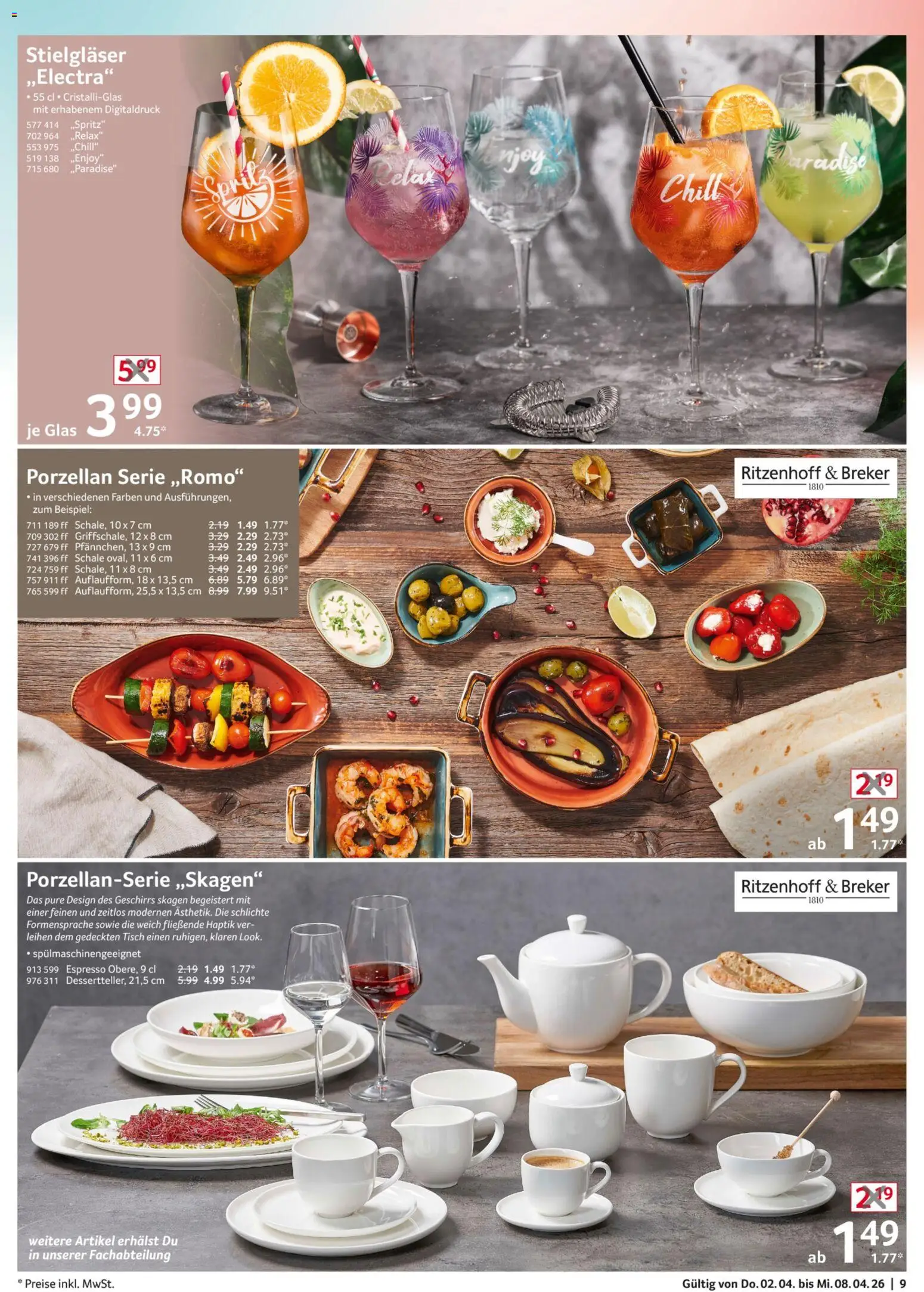 Selgros Non Food – gültig ab 02.04.2026 | Seite: 9 | Produkte: Tisch