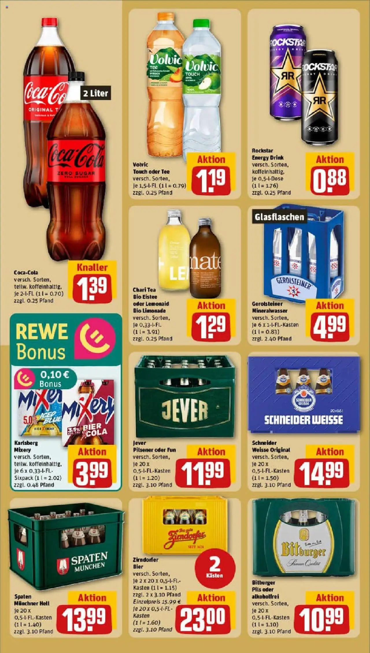 Rewe prospekt Hirschaid	 - gültig ab dem 22.06.2025 | Seite: 20 | Produkte: Energy, Mixery, Volvic, Gerolsteiner