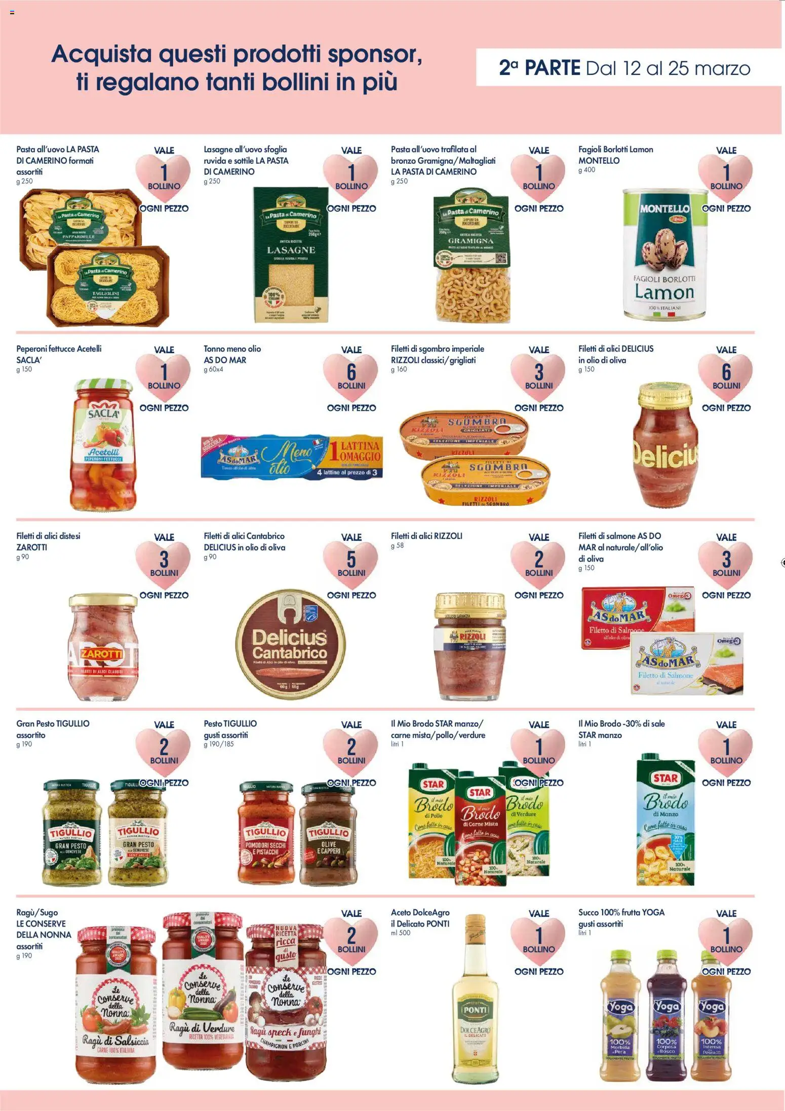 Volantino Famila del 12.03.2026 | Pagina: 5 | Prodotti: Verdure, Olio, Pesto, Aceto