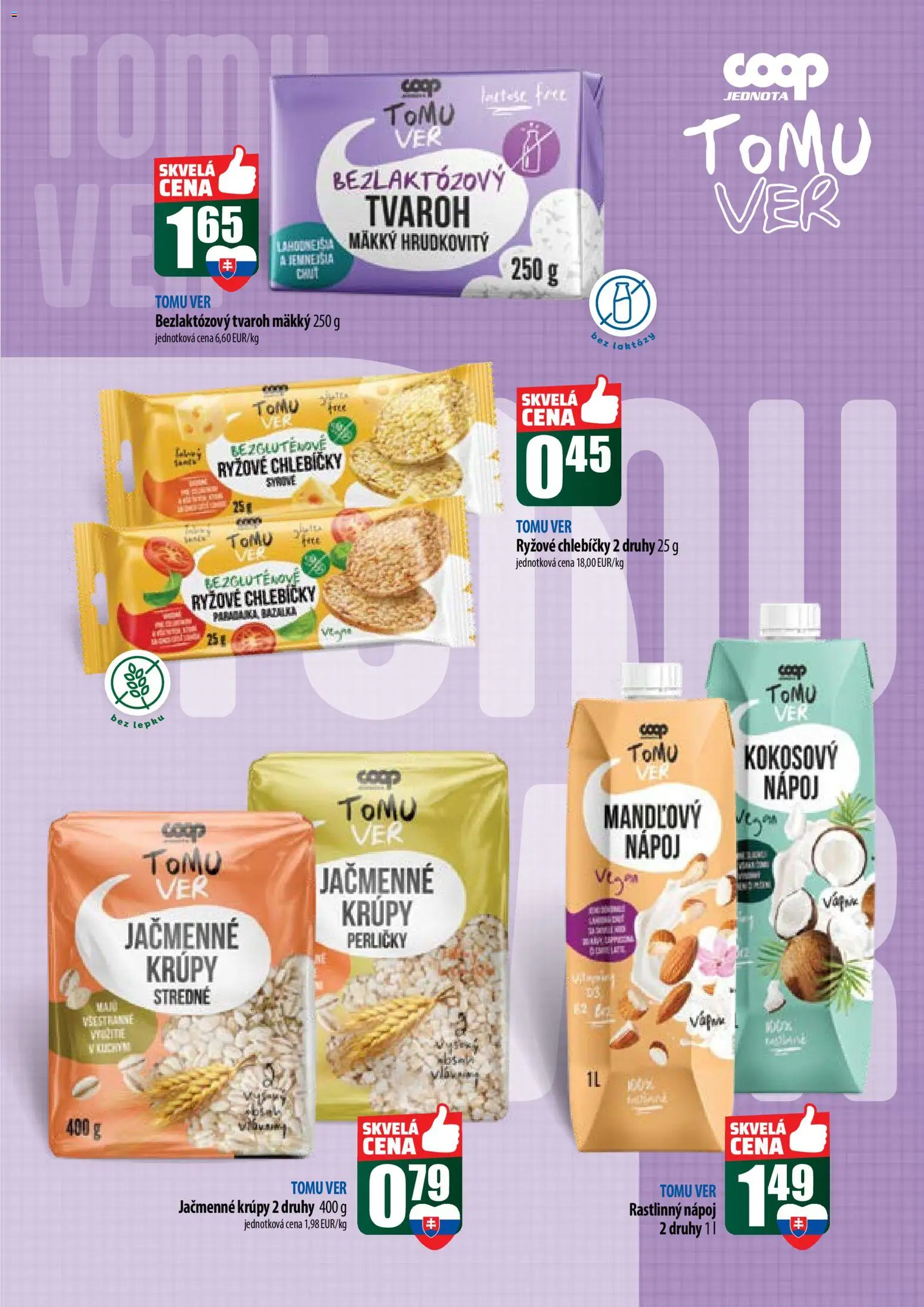 Nové COOP Jednota akcie – leták je platný od 11.12.2025 | Strana: 27 | Produkty: Tvaroh