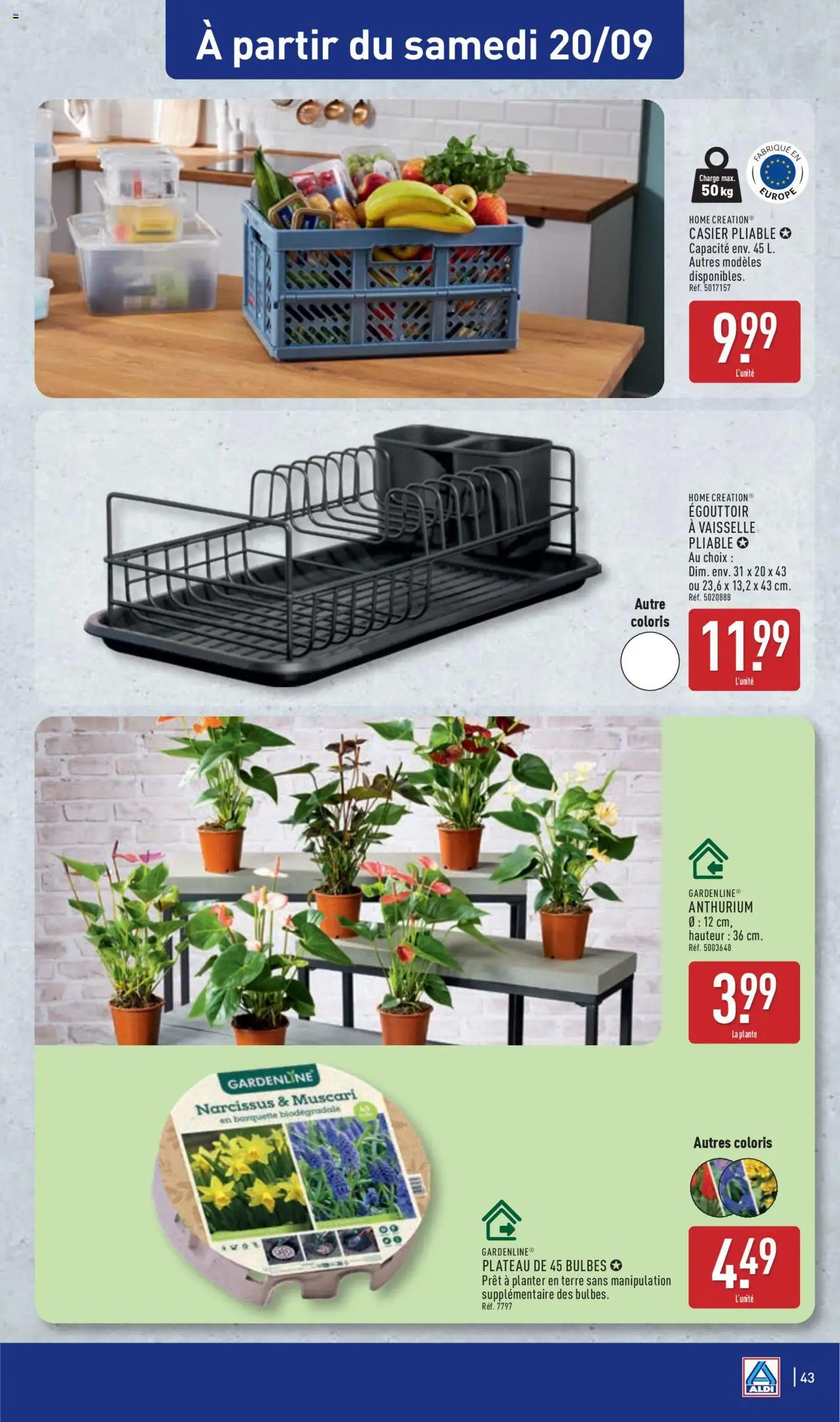  | Page: 46 | Produits: Égouttoir, Plateau