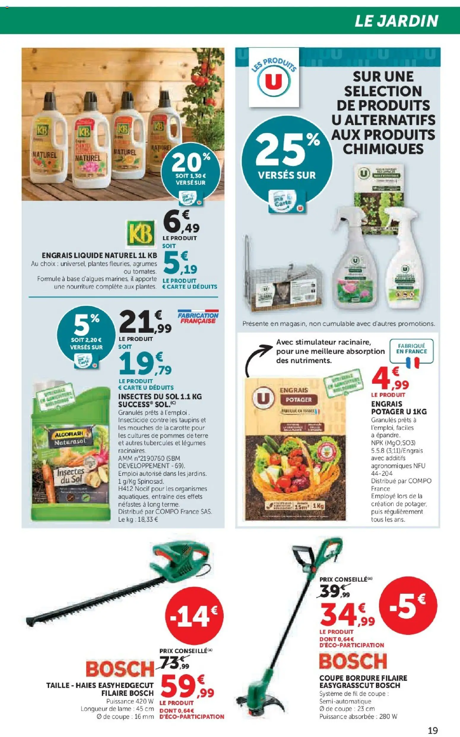 {H1} | Page: 19 | Produits: Coupe bordure, Plantes, Pommes, Pommes de terre