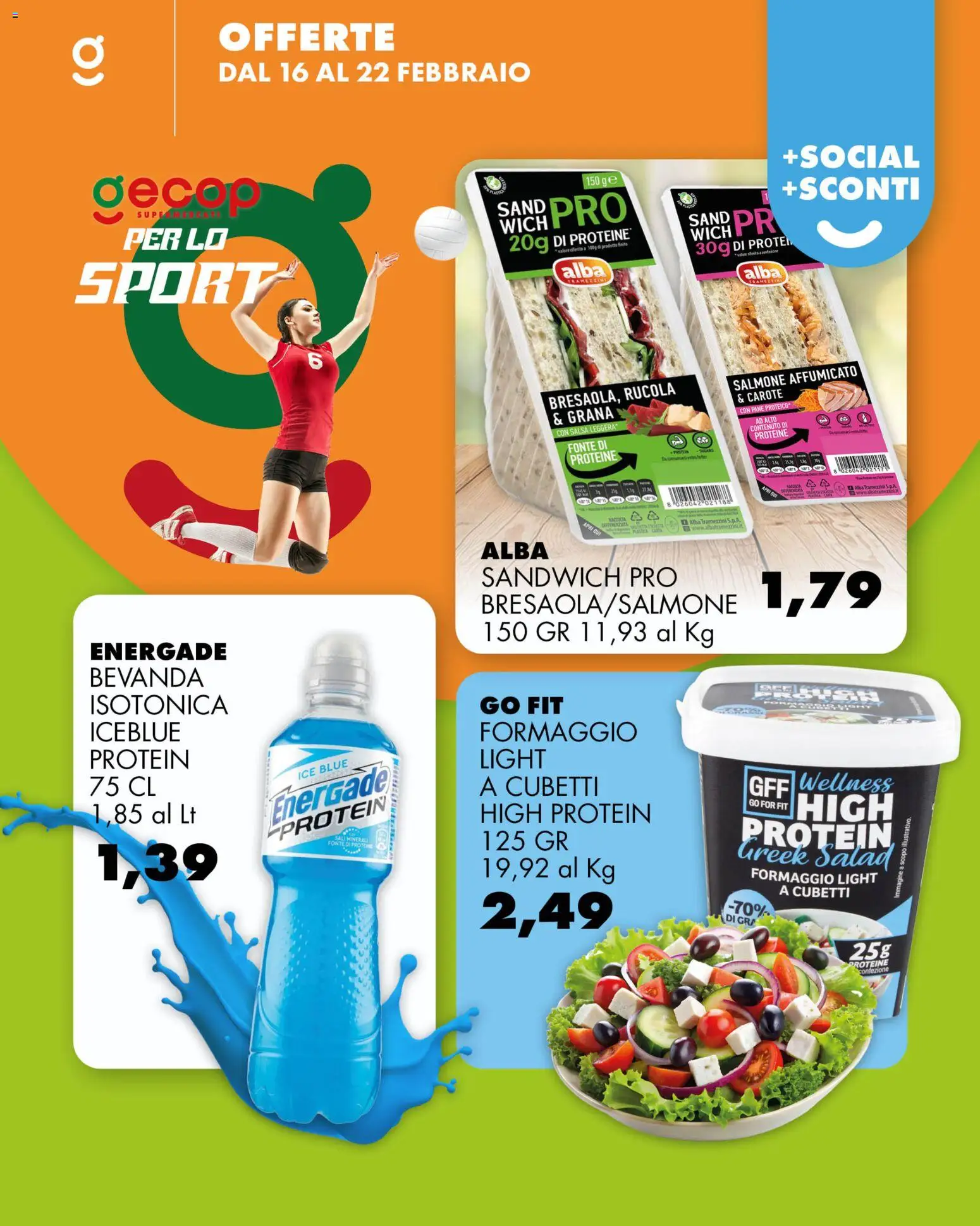 Volantino GECOP del 16.02.2026 | Pagina: 3 | Prodotti: Pane, Rucola, Salsa, Carote